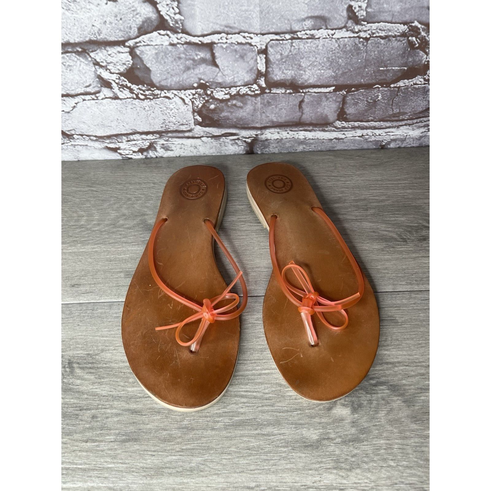 Gap Gap Sandals Flip Flop Thong Pink Toe Post Slip On Casual Fla Size US 8 / IT 38 - 12 Thumbnail