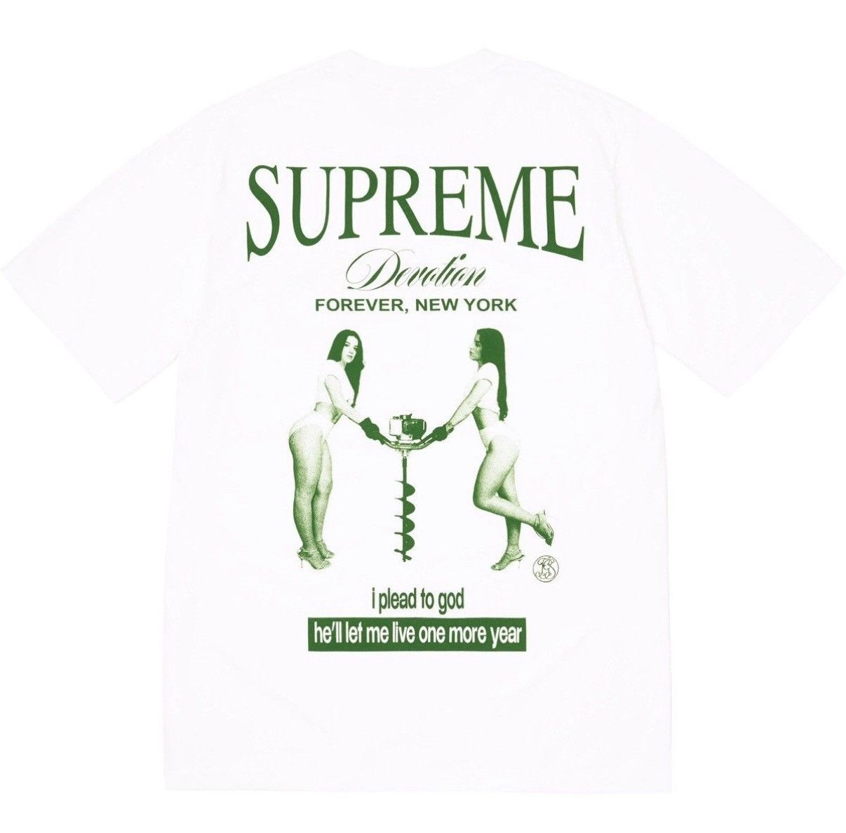 Supreme Supreme Stick Tee White | Grailed