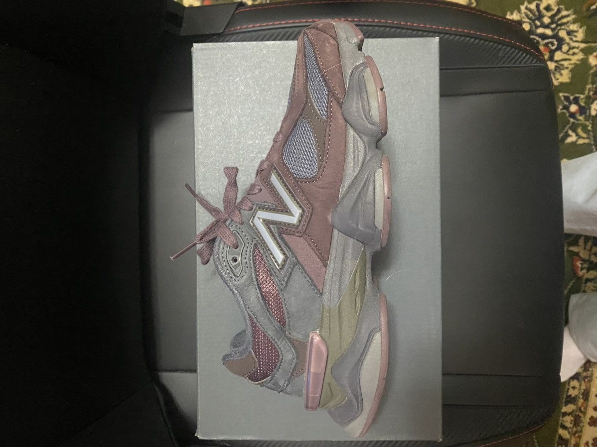 image of New Balance 9060 Truffle Earth Magnet Shoes in Maroon, Men's (Size 7)