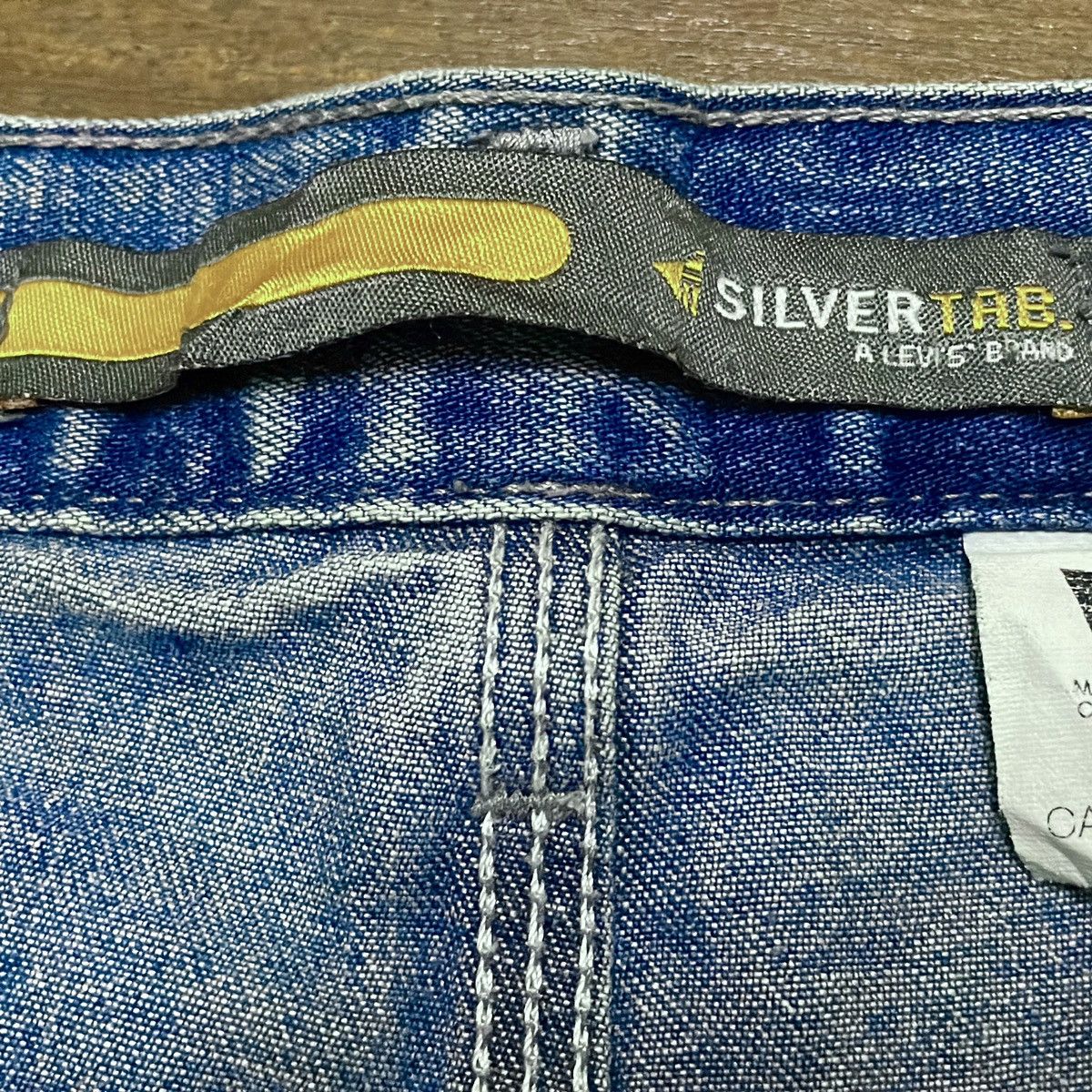 Levi's Very Rare Vintage Levis SilverTab Carpenters Baggy 2000s Size US 34 / EU 50 - 9 Thumbnail