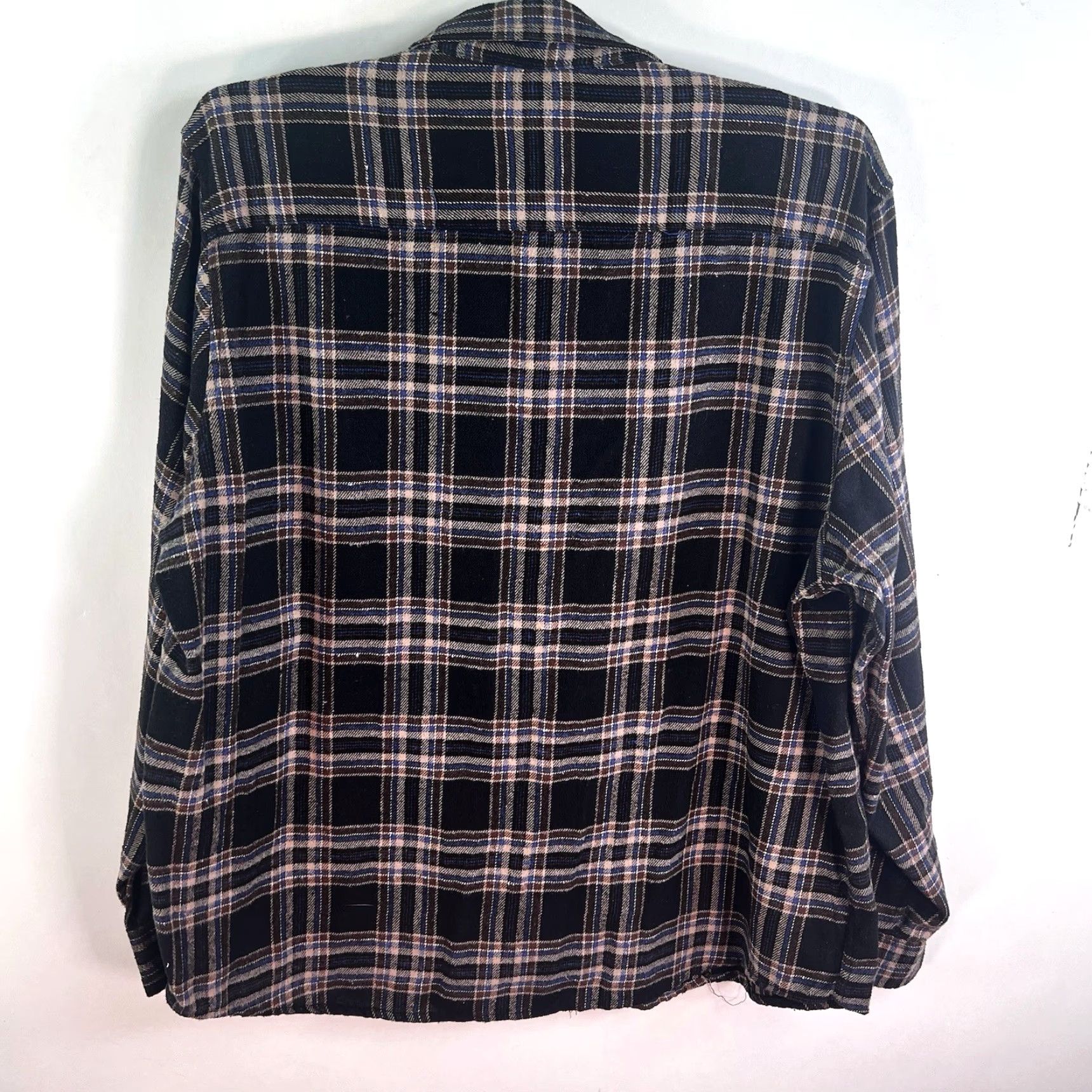 Vintage Victory Sportswear Plaid Flannel Button-Up Shirt Mens Size 2XL Gray Size US XXL / EU 58 / 5 - 6 Thumbnail