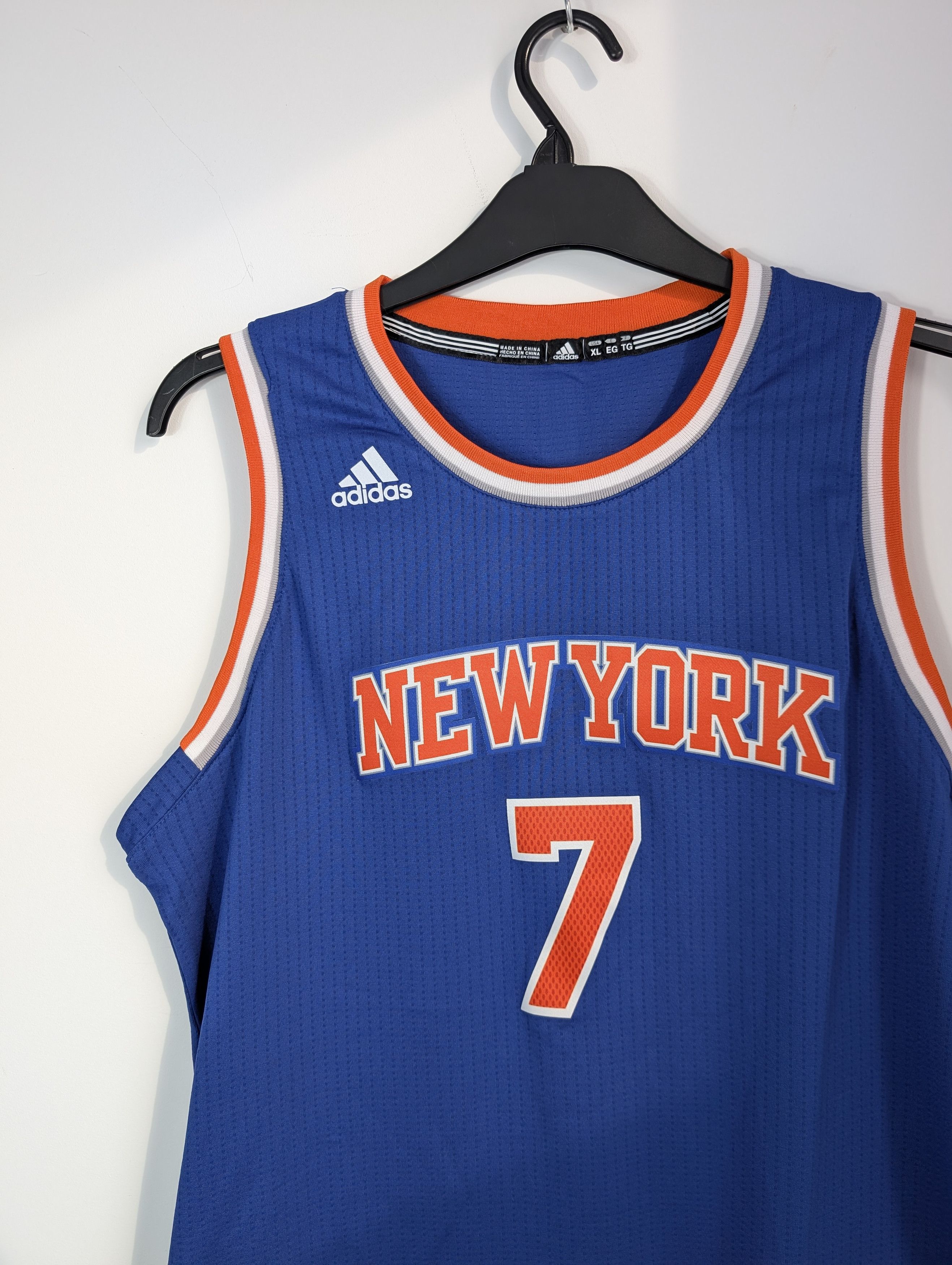 Adidas Carmelo Anthony New York Knicks NBA Jersey Blue Retro Y2K Size US S / EU 44-46 / 1 - 2 Thumbnail