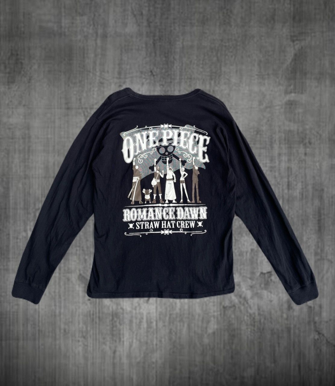 2000s Japanese archive ONEPIECE Anime Long Sleeve Tee Y2K