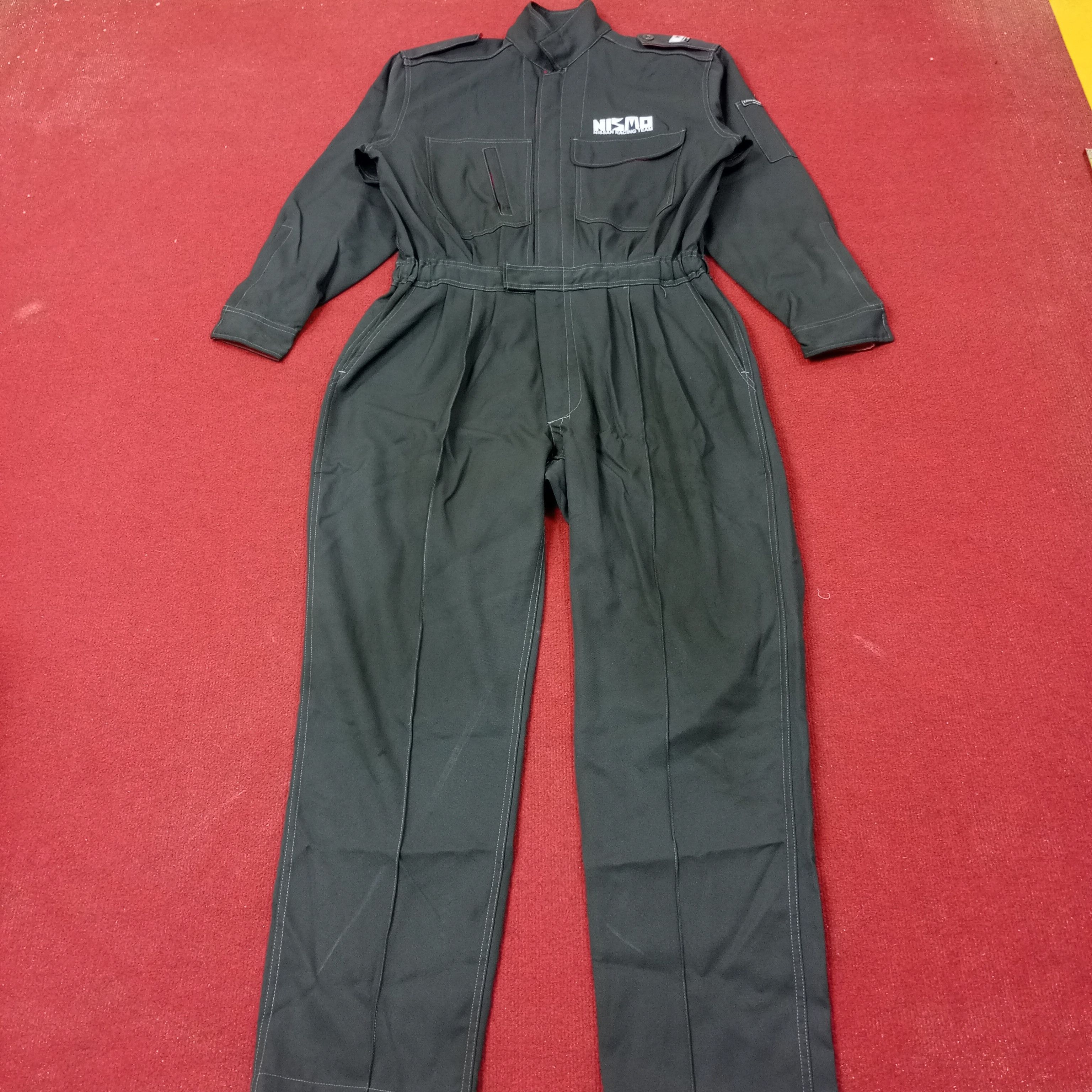 Vintage Nismo Nissan Racing Team Motorsports Custom Coverall c254n17 Size US L / EU 52-54 / 3 - 3 Thumbnail