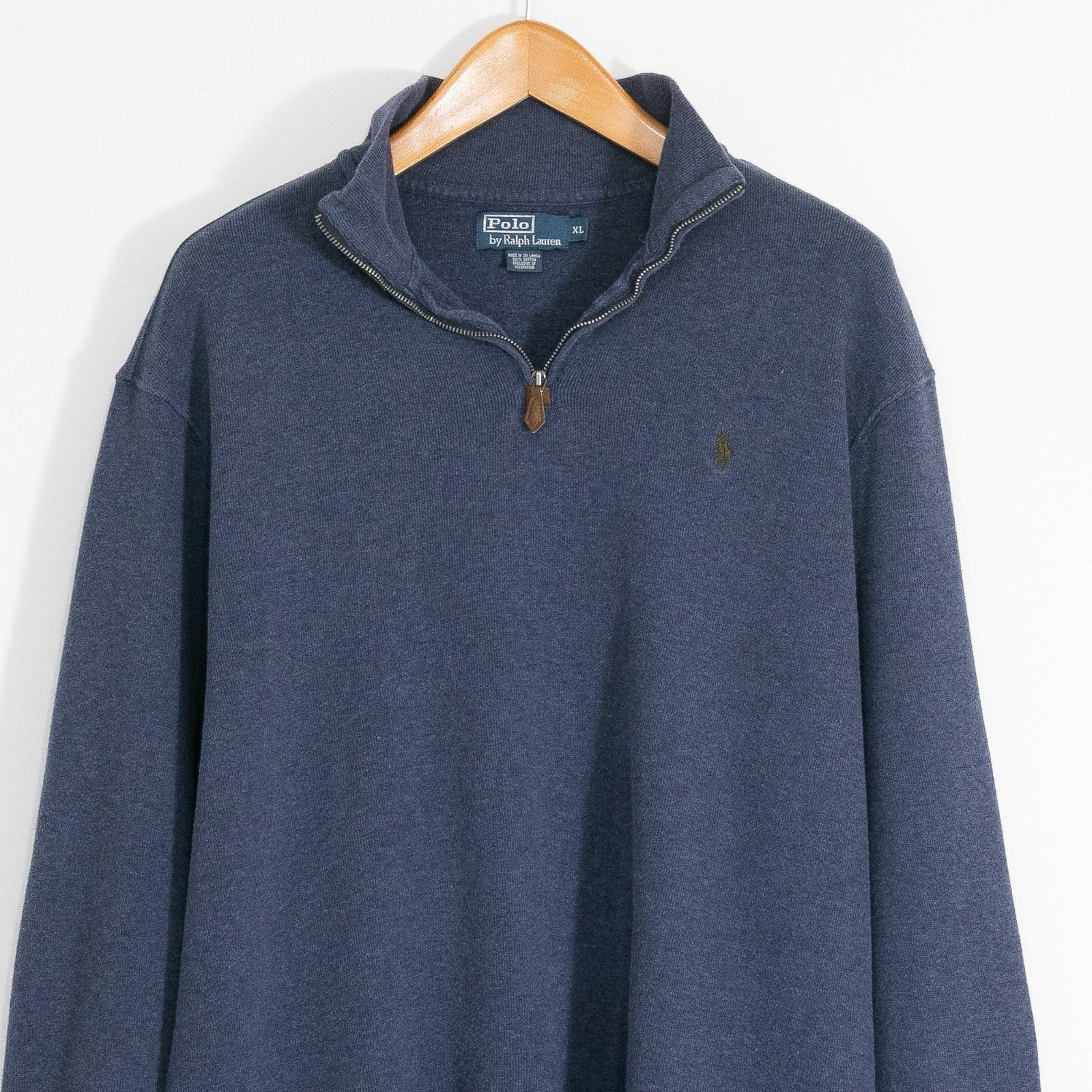 Polo Ralph Lauren Vintage 90s Polo Ralph Lauren Quarter Zip Sweater Mens XL Size US XL / EU 56 / 4 - 2 Thumbnail