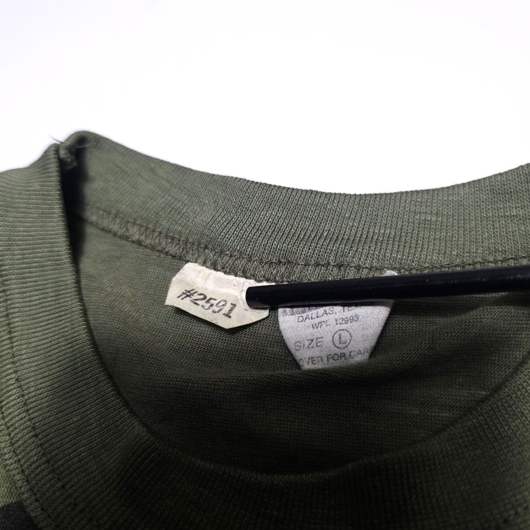 Vintage VINTAGE Camouflage Longsleeve 80s Single Stitch Men's Large Military Adult Large Shirt Size US L / EU 52-54 / 3 - 7 Thumbnail