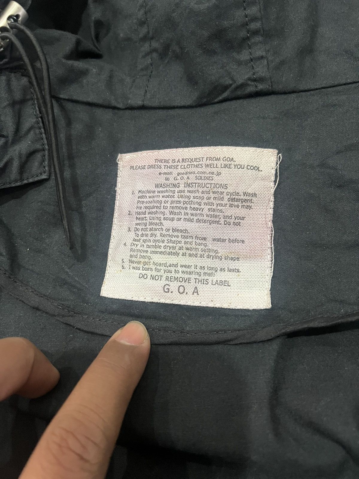 GOA G.O.A PARACHUTE RAINCOAT MILITARY JACKET Size US M / EU 48-50 / 2 - 12 Thumbnail