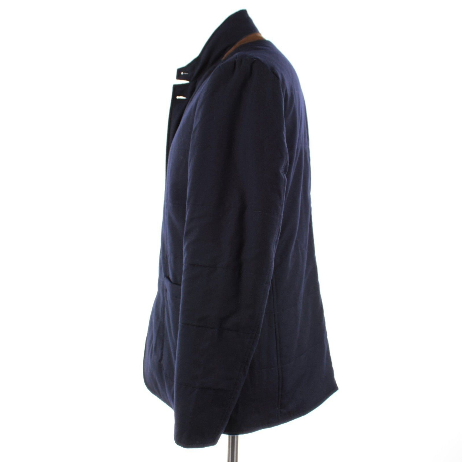 Zanella Zanella Coat Size L US In Blue Wool Size US L / EU 52-54 / 3 - 4 Thumbnail