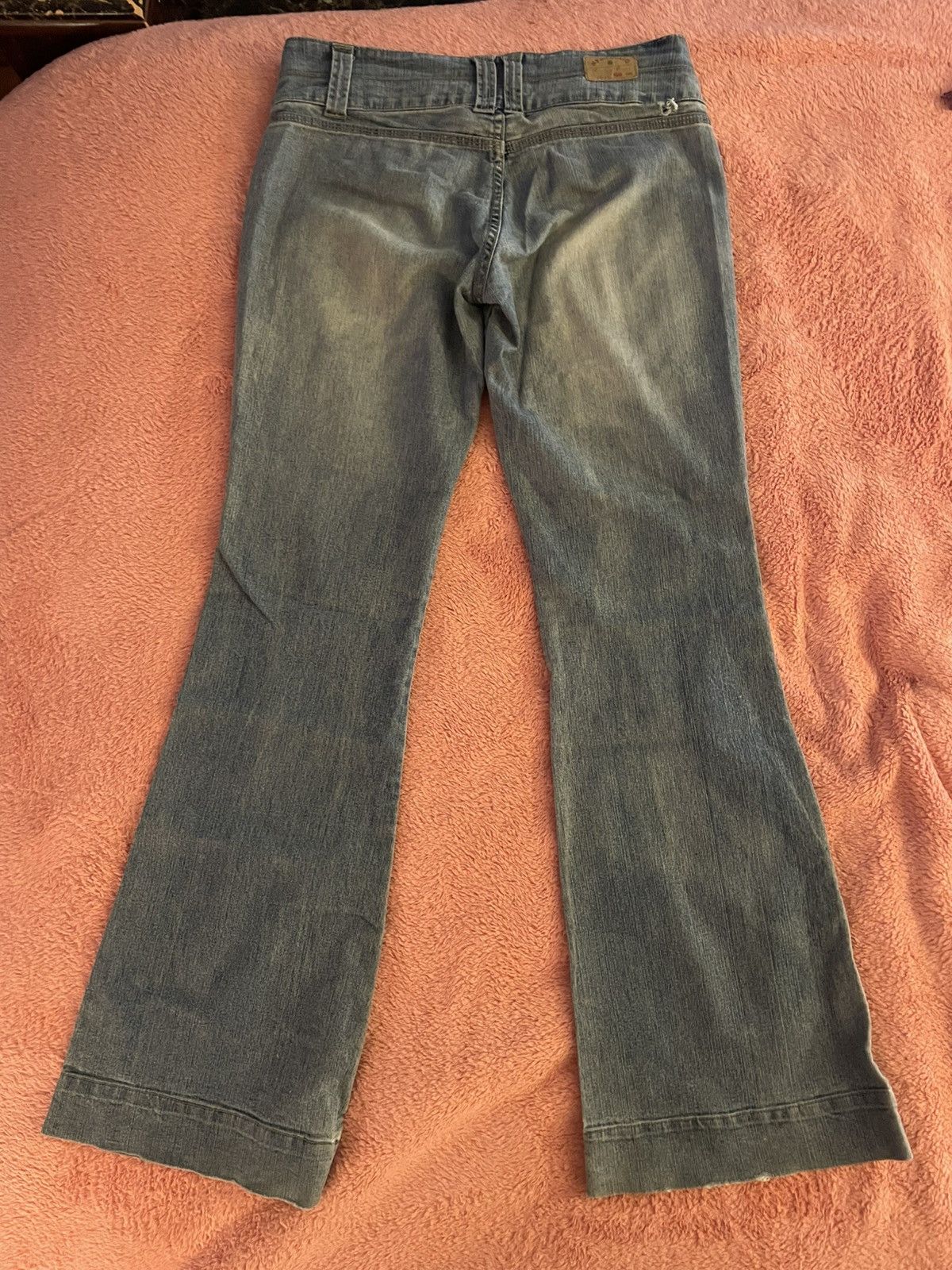Japanese Brand Hydraulic Low rise flare jeans Size 30" / US 8 / IT 44 - 4 Thumbnail