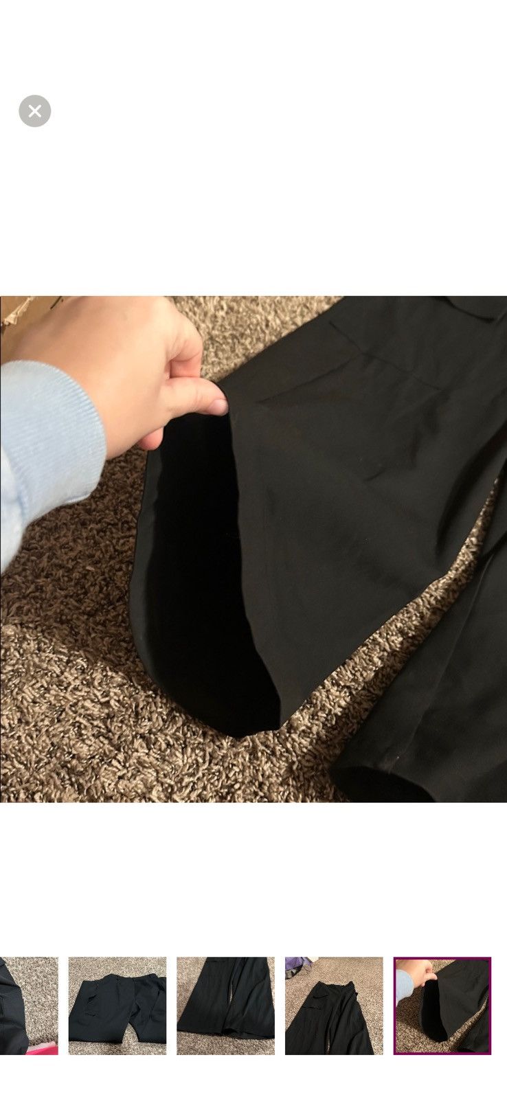Other Black cargo pants Size 30" / US 8 / IT 44 - 10 Thumbnail