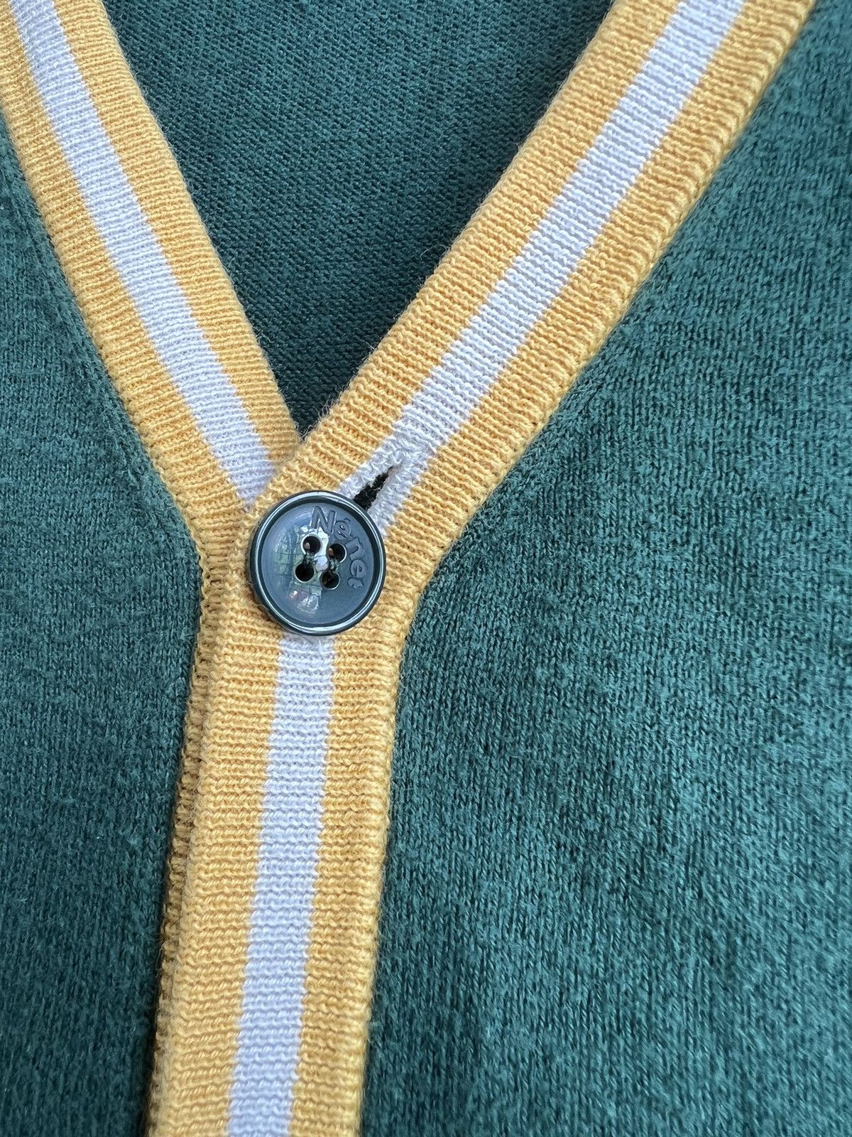 Issey Miyake × Ne-Net Iconic Cats ™️ Logo Ne-Net Button Horn Long Cardigan Size US M / EU 48-50 / 2 - 8 Thumbnail