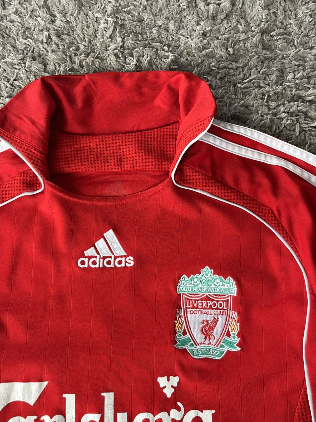 Adidas Vintage Adidas Soccer Jersey Liverpool 2006/2008 Size US S / EU 44-46 / 1 - 4 Thumbnail