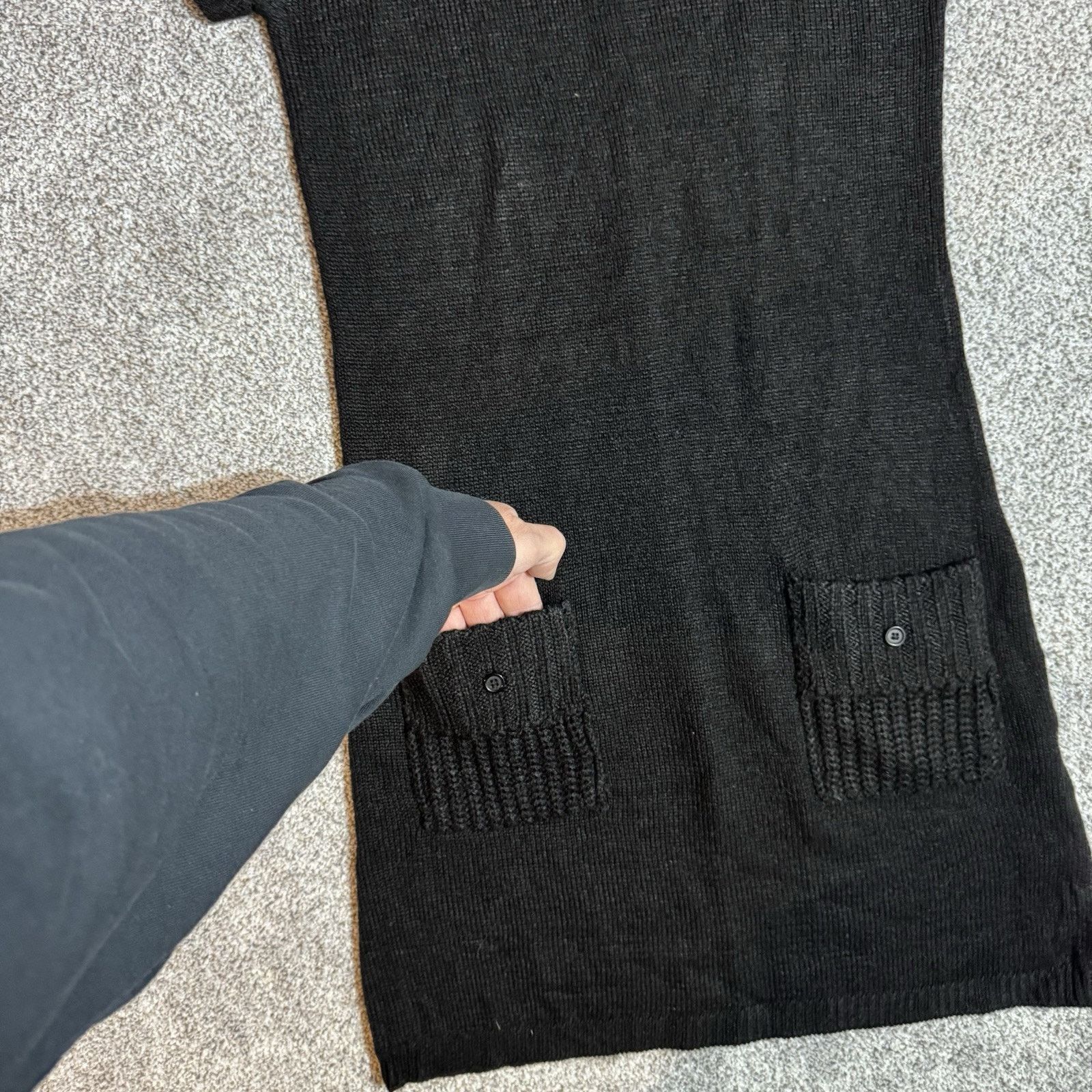 Other Vintage Y2K Sweater Dress 14 Grunge Layering Knee Length Size XL / US 12-14 / IT 48-50 - 2 Thumbnail