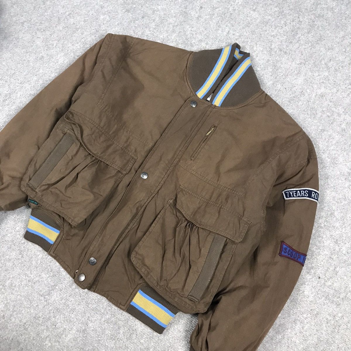 SCOOP SCOOP JAPAN BROWN BOMBER JACKET Size US M / EU 48-50 / 2 - 3 Thumbnail