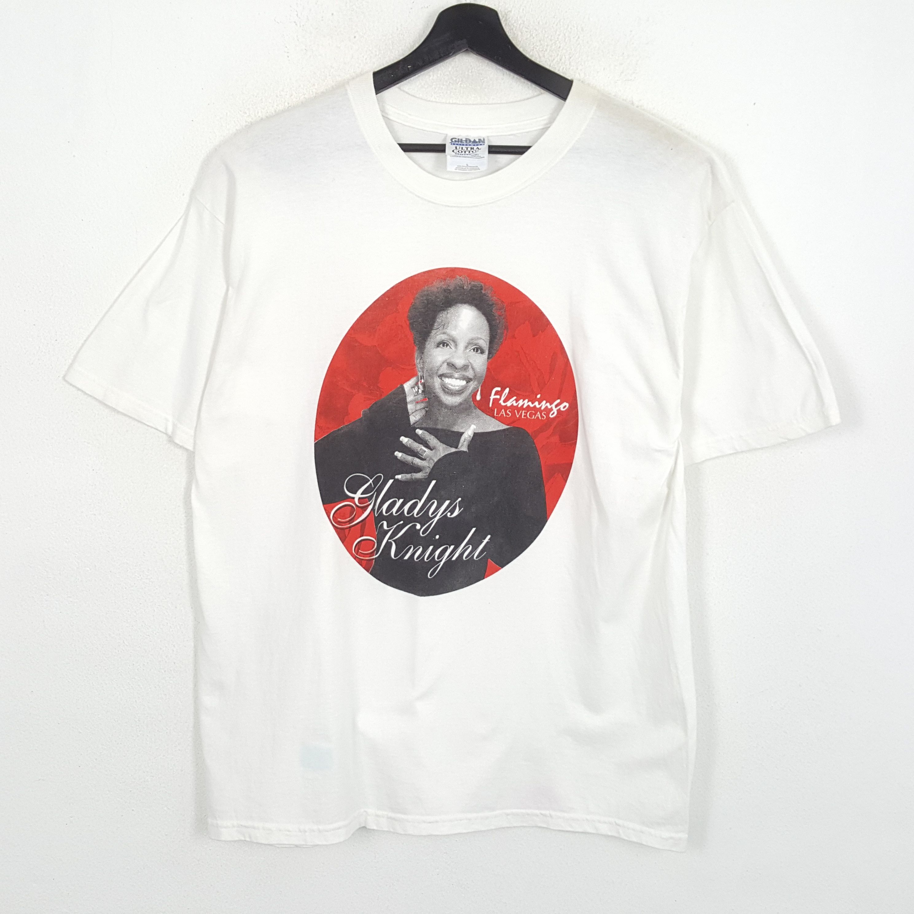 Band Tees × Vintage GLADYS KNIGHT Singer Actress Phototees Vintage Tshirt Size US L / EU 52-54 / 3 - 1 Thumbnail