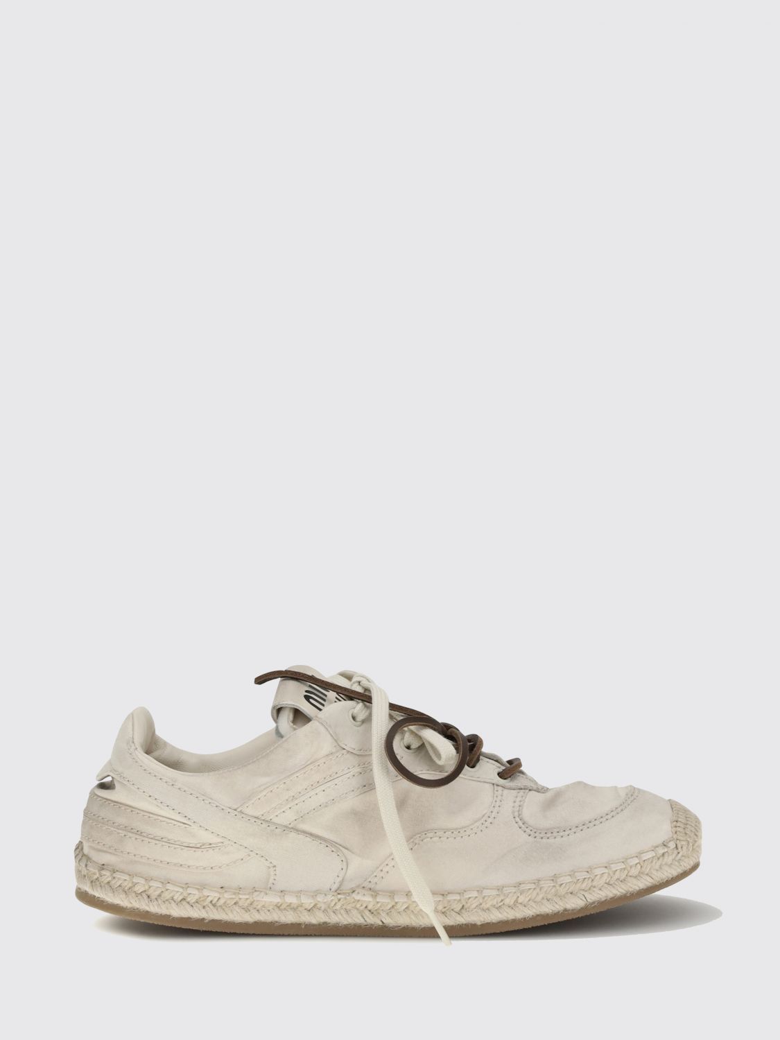 Miu Miu Miu Miu Sneakers Woman Ecru Size US 10 / IT 40 - 1 Preview