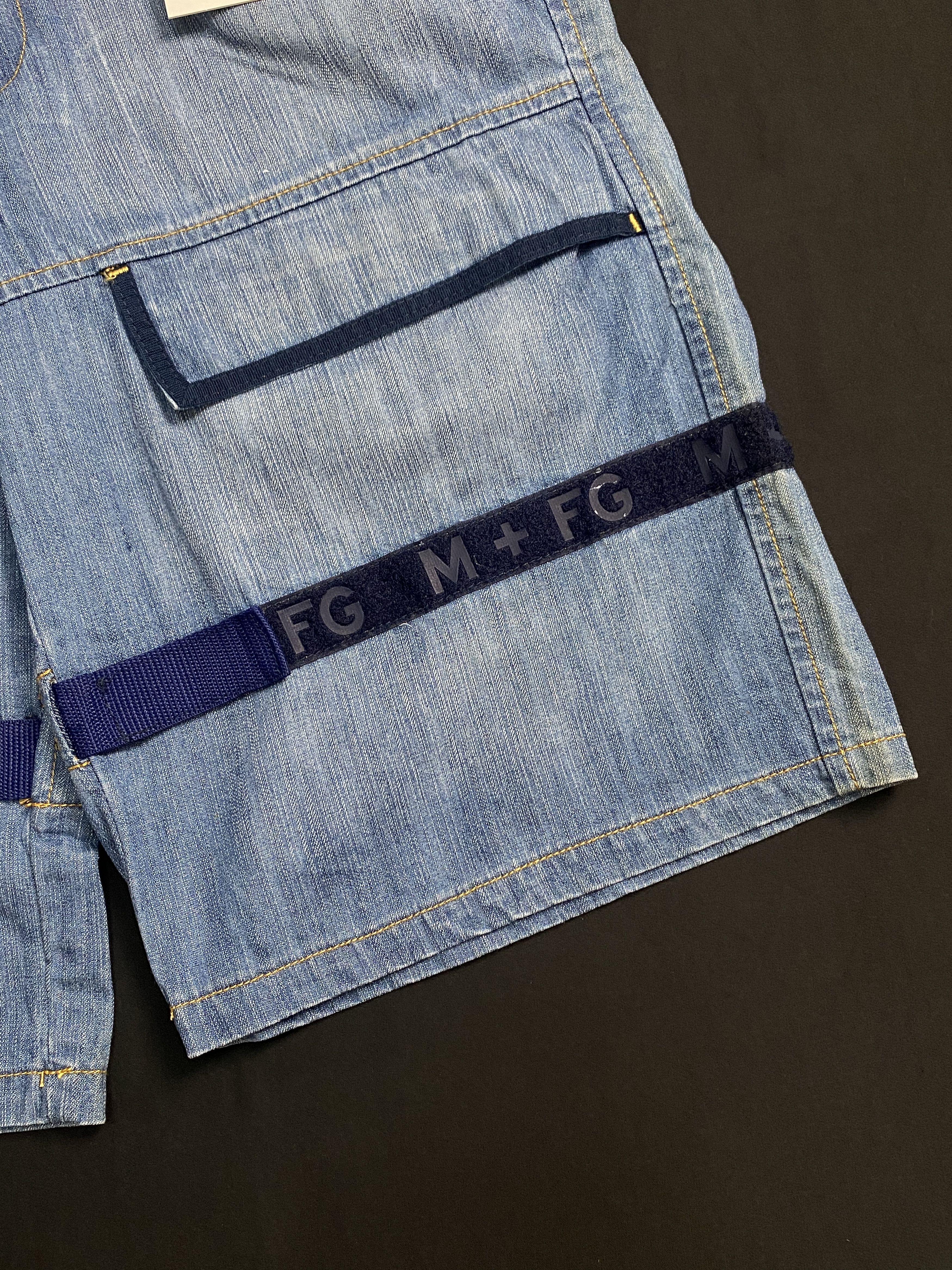 Marithe + Francois Girbaud Vitg Marithe Francois Girbaud Spell Out Straps Baggy Shorts Size US 32 / EU 48 - 7 Thumbnail