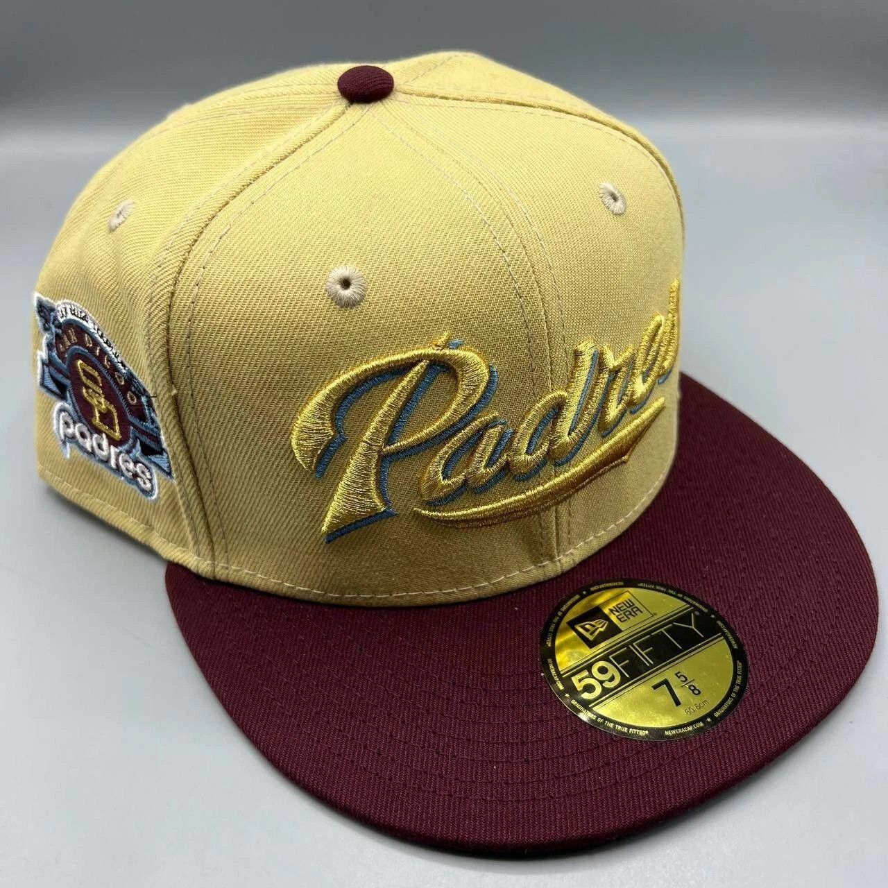 New Era San Diego Padres Hat Men 7 5/8 59Fifty New Era Fitted Cap Size ONE SIZE - 1 Thumbnail