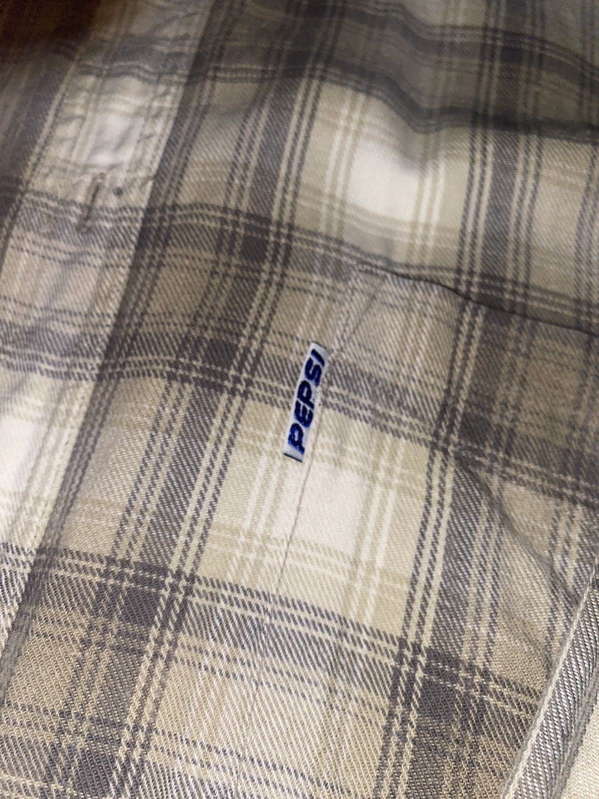 Flannel × Pepsi × Vintage 90s Vintage Pepsi Flannel Size US M / EU 48-50 / 2 - 6 Thumbnail
