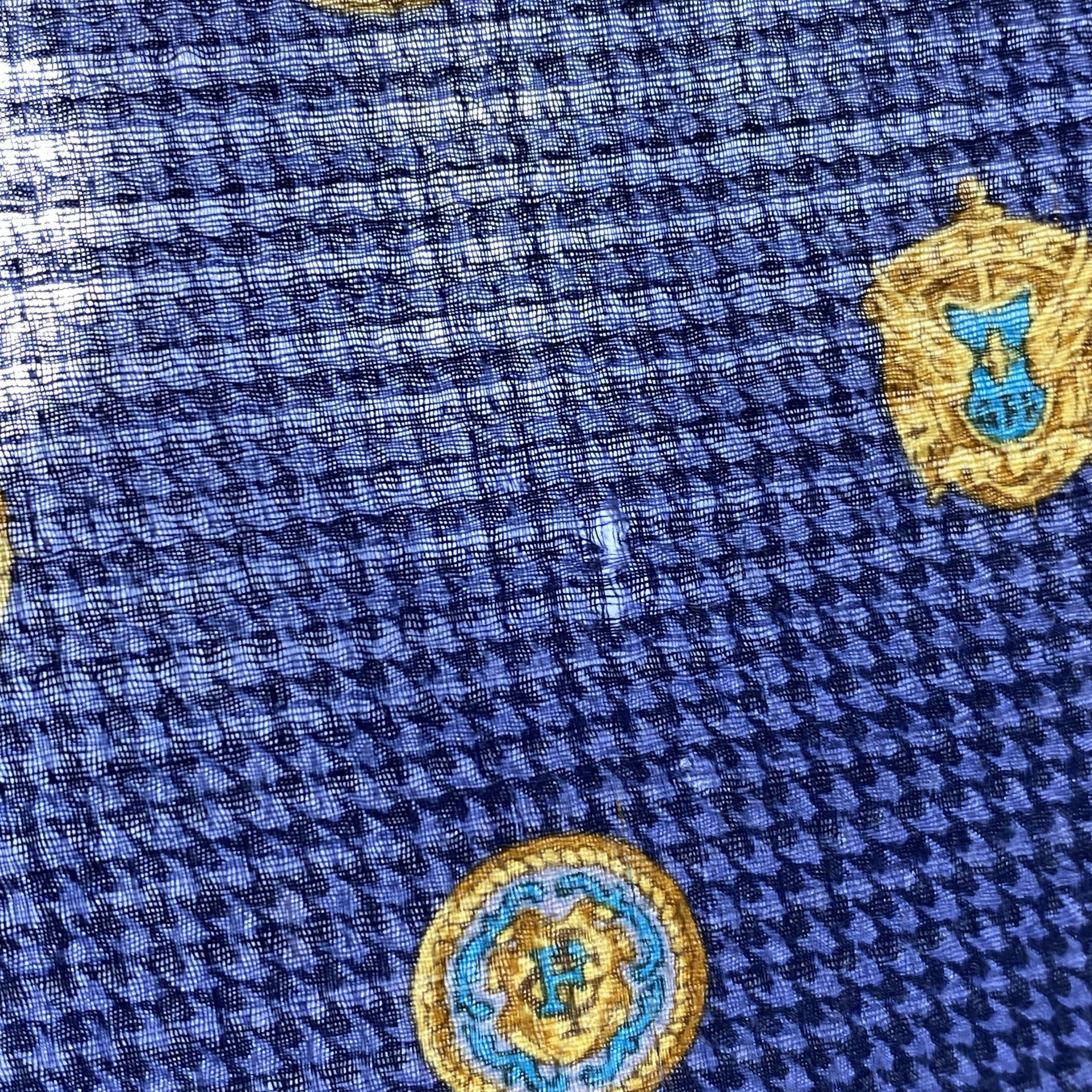 Gianfranco Ferre × Vintage Gianfranco Ferre Handkerchief / Neckerchief / Bandana-P1259 Size ONE SIZE - 6 Thumbnail