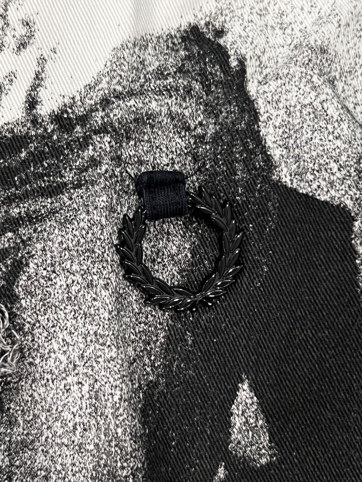 Raf Simons Fred Perry by Raf Simons Checkerboard Portrait Ring Detail T Size US M / EU 48-50 / 2 - 6 Thumbnail