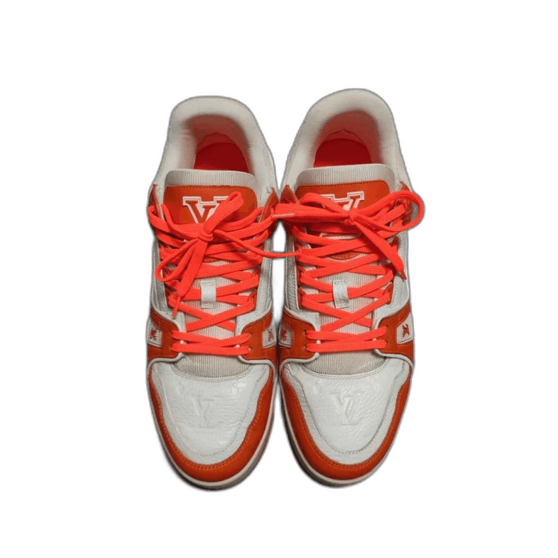 Louis Vuitton LV Orange Trainer Size 8.5 For Sale-2506 Size US 8.5 / EU 41-42 - 1 Thumbnail