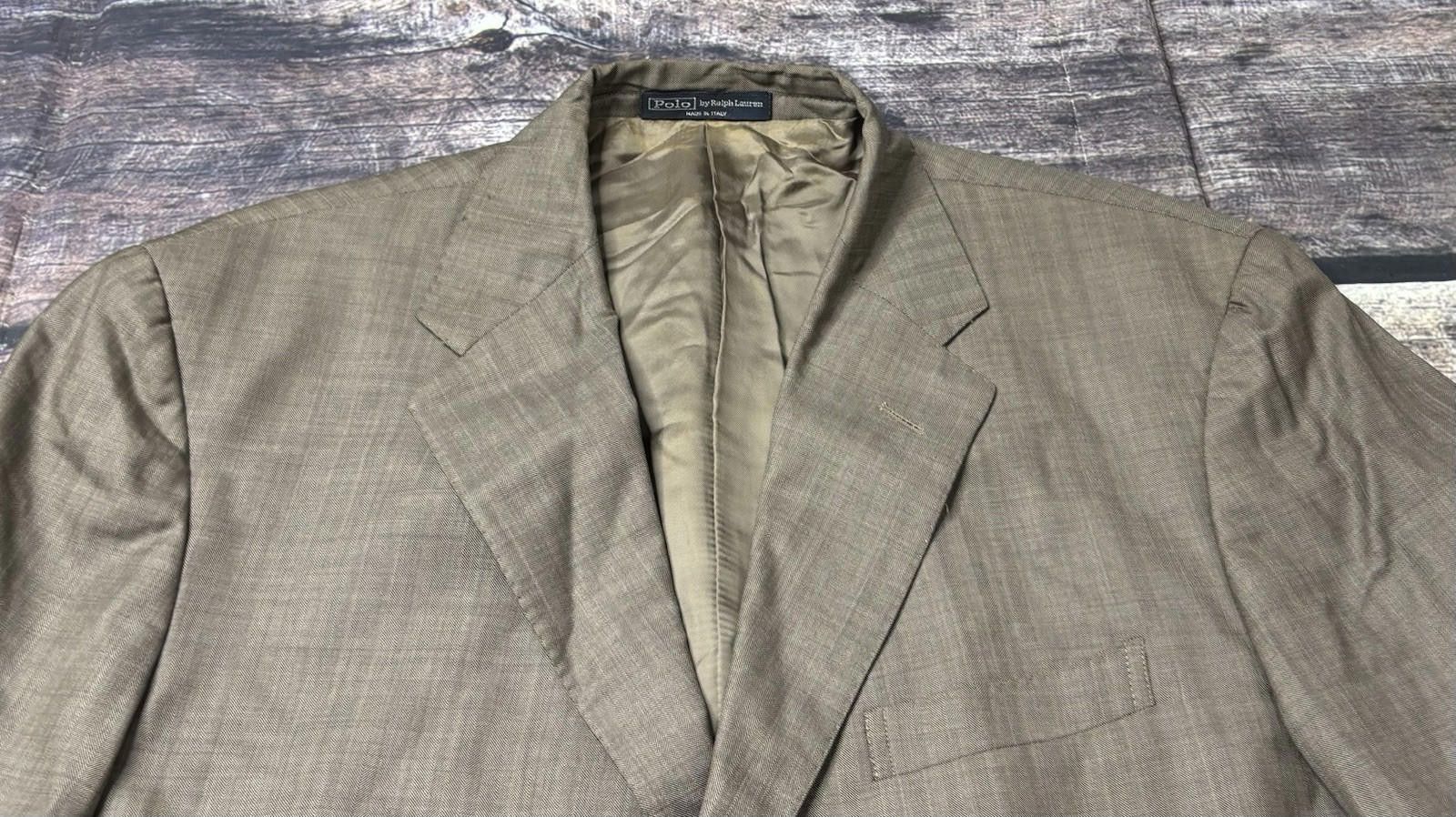 Polo Ralph Lauren Polo Ralph Lauren Blazer 44R Blue Label Extrafine Wool Size 44R - 5 Thumbnail