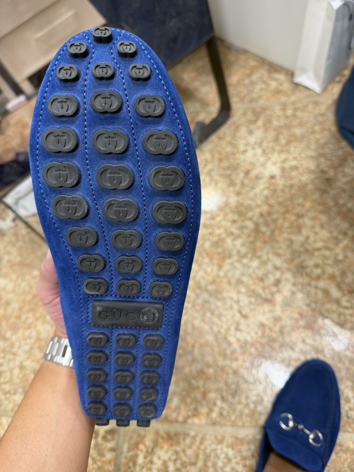 Gucci Gucci blue loafers Size US 8.5 / EU 41-42 - 6 Thumbnail