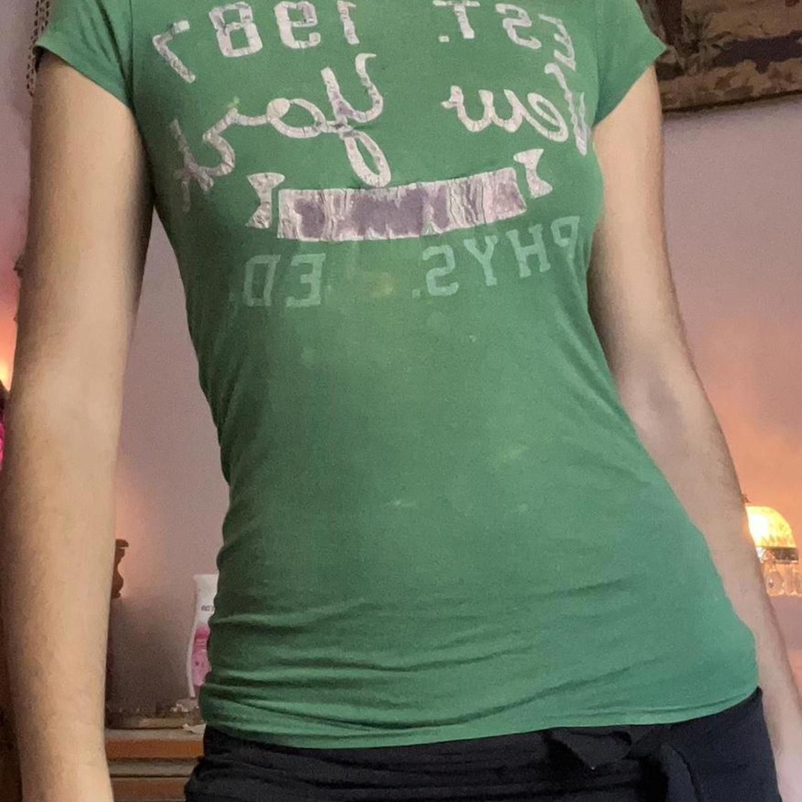 Other Green vintage Y2K baby tee #indie Size S / US 4 / IT 40 - 3 Thumbnail