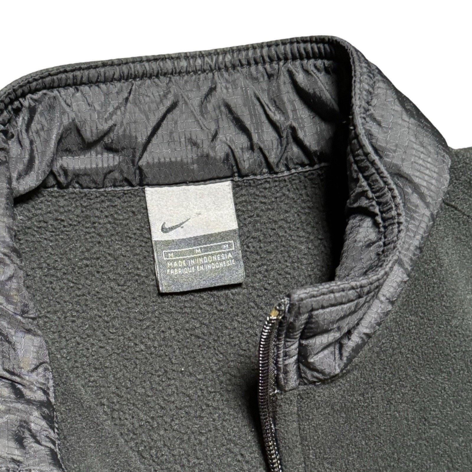 Nike Vintage Y2K Nike Hybrid Fleece Jacket size M Zip Up Grey Tag Size US M / EU 48-50 / 2 - 3 Thumbnail