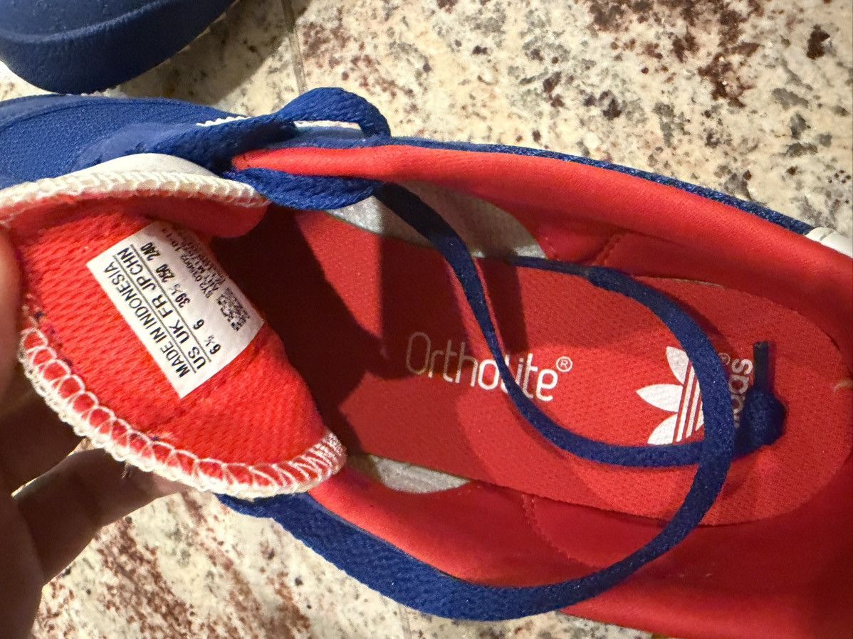 Adidas Vintage adidas Dragon – Blue / White / Red – Unisex - sw Size US 6.5 / EU 39-40 - 6 Thumbnail