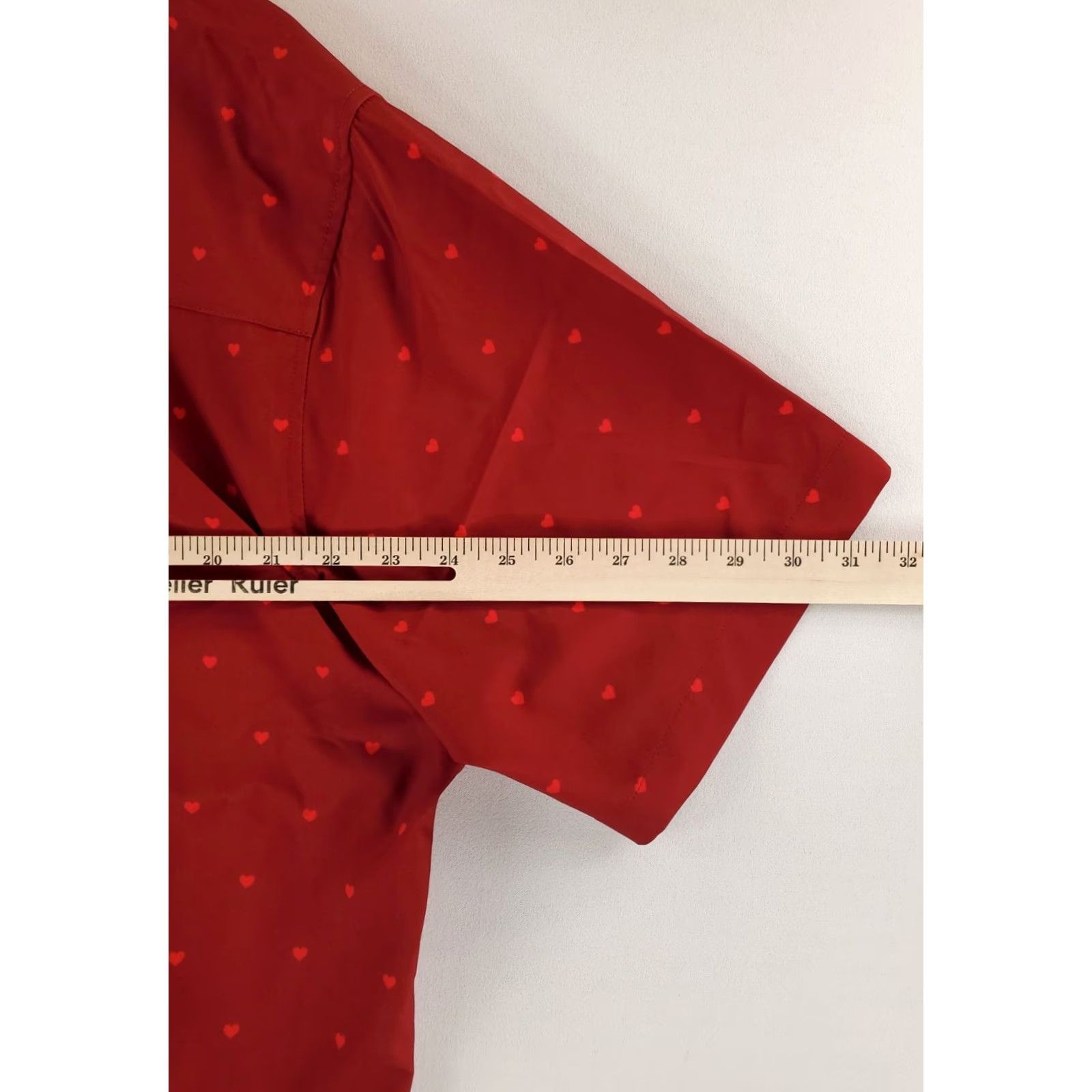 Vintage Dixxon Shirt Button Down Lover Boy Hearts Red Hearts Mens XXL Red Short Sleeve (2XL) Size US XXL / EU 58 / 5 - 5 Thumbnail
