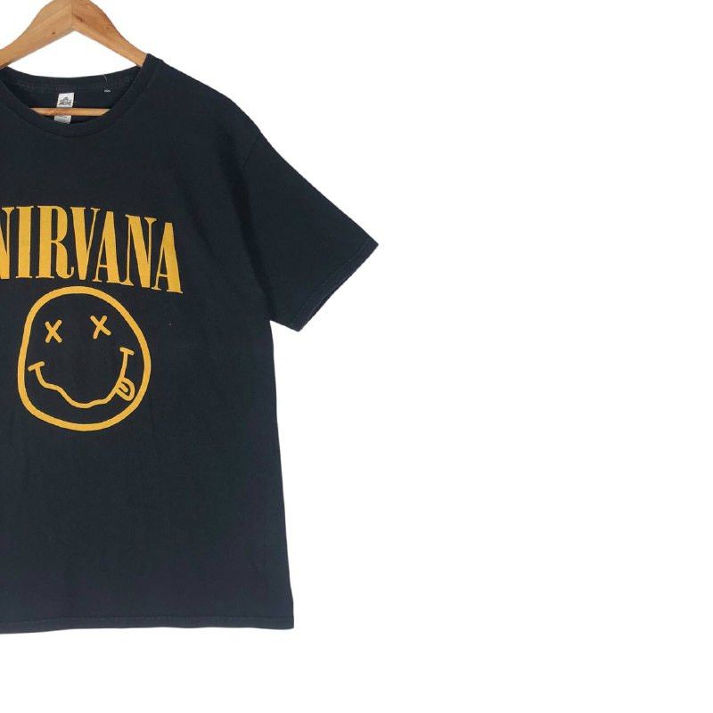 Band Tees Vintage Nirvana Smile Face T-shirt Size US L / EU 52-54 / 3 - 4 Thumbnail