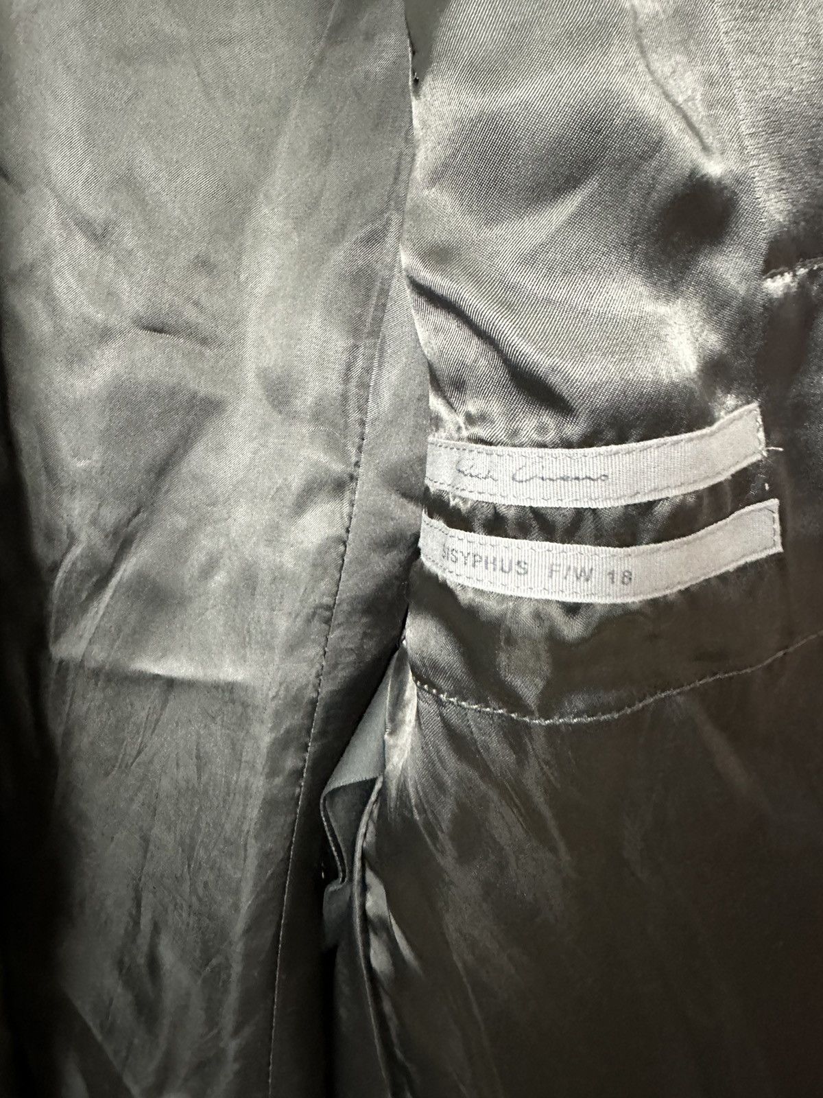 Rick Owens FW18 ‘SISYPHUS’ Camel Hair Patch Pocket Longcoat Size US S / EU 44-46 / 1 - 7 Thumbnail