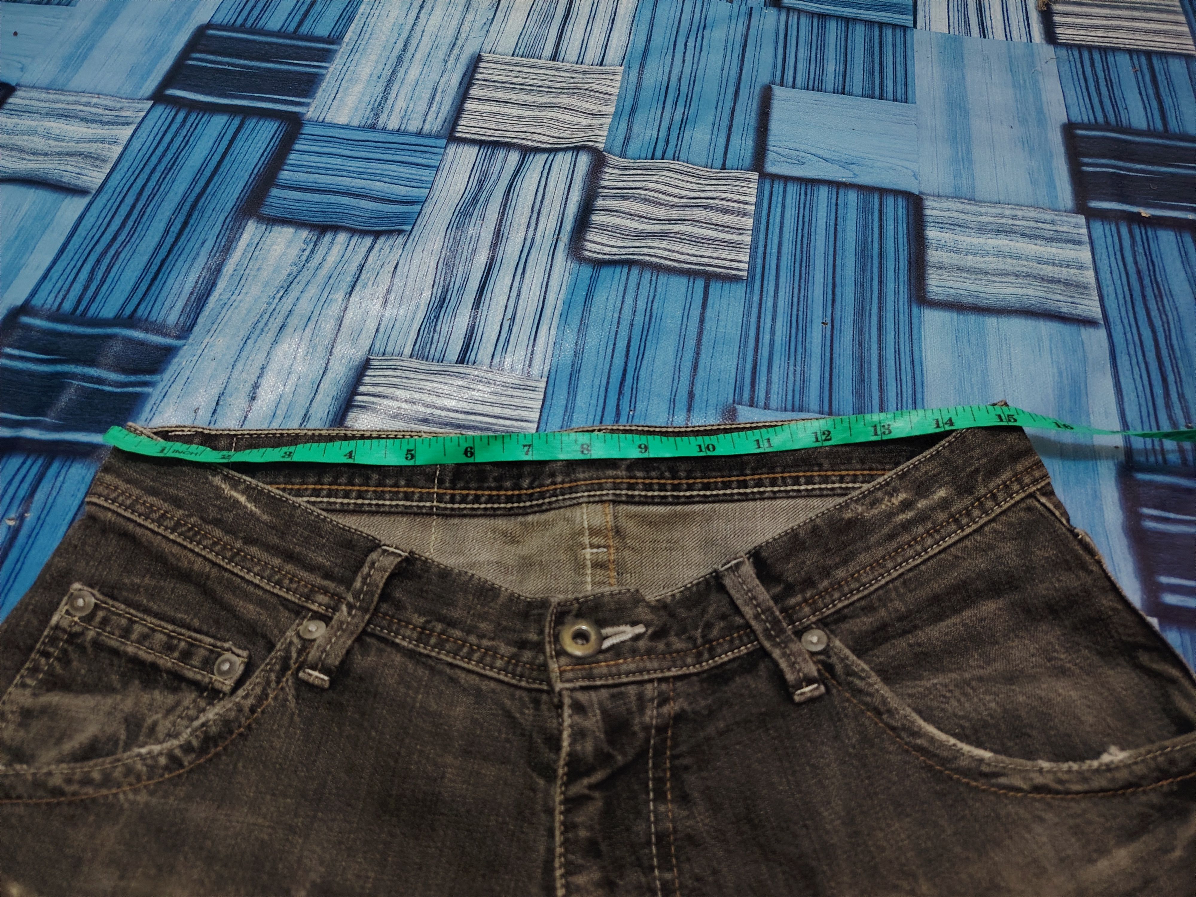 Who Decides War Japan Tete Homme Grunge style Distressed denim Flared Jeans Size US 30 / EU 46 - 20 Thumbnail