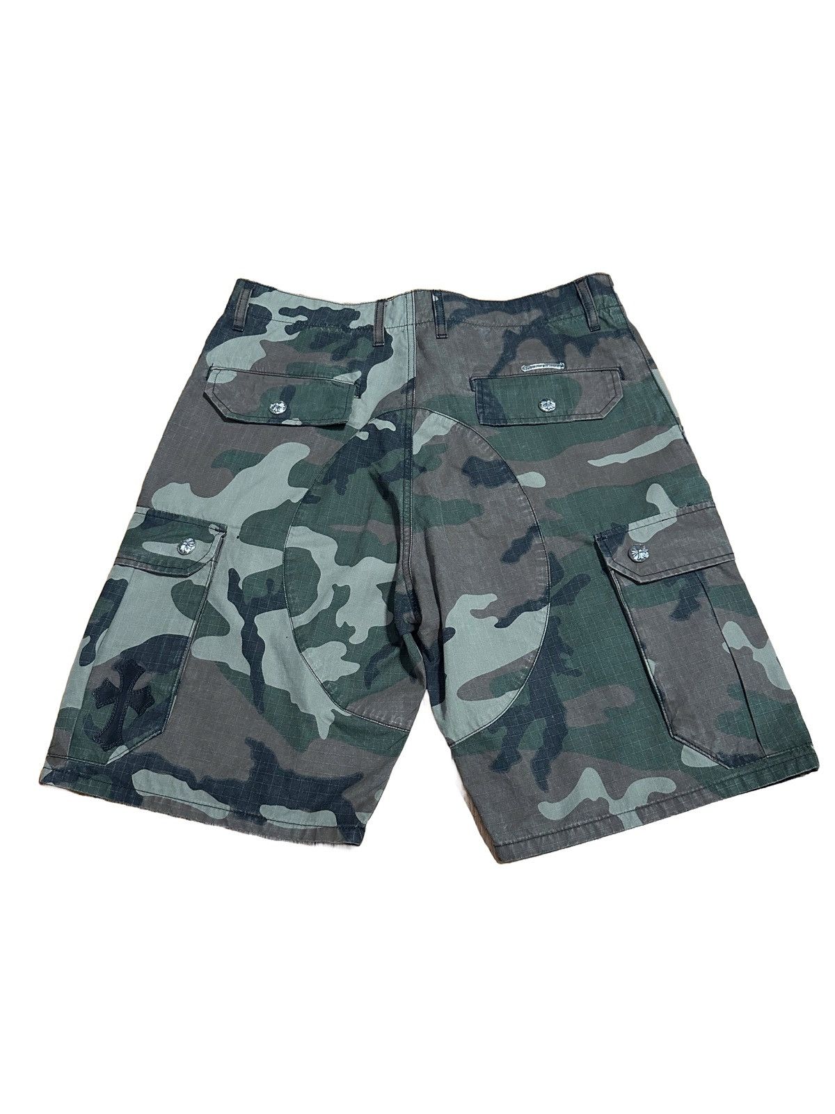 Chrome Hearts Chrome Hearts Devil Dog Camo Shorts | Grailed