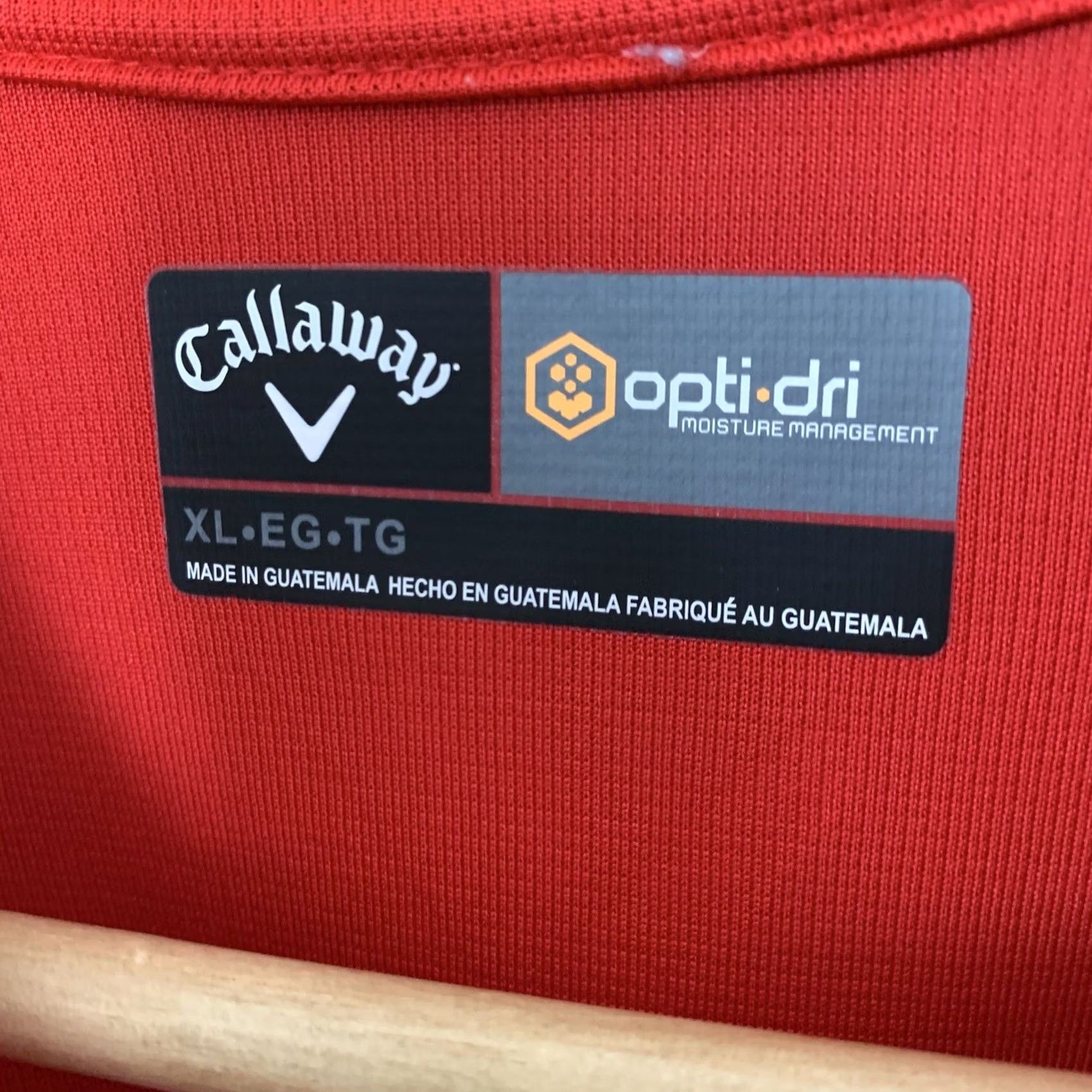 Callaway Callaway Polo Shirt Mens XL Red Opti Dri Moisture Wicking Lightweight Golf Sports Shirt Size US XL / EU 56 / 4 - 2 Thumbnail