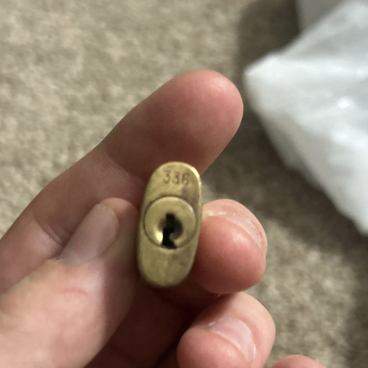 Louis Vuitton Louis Vuitton LV Padlock Lock Pendant/Key Chain Number 336 Size ONE SIZE - 3 Thumbnail