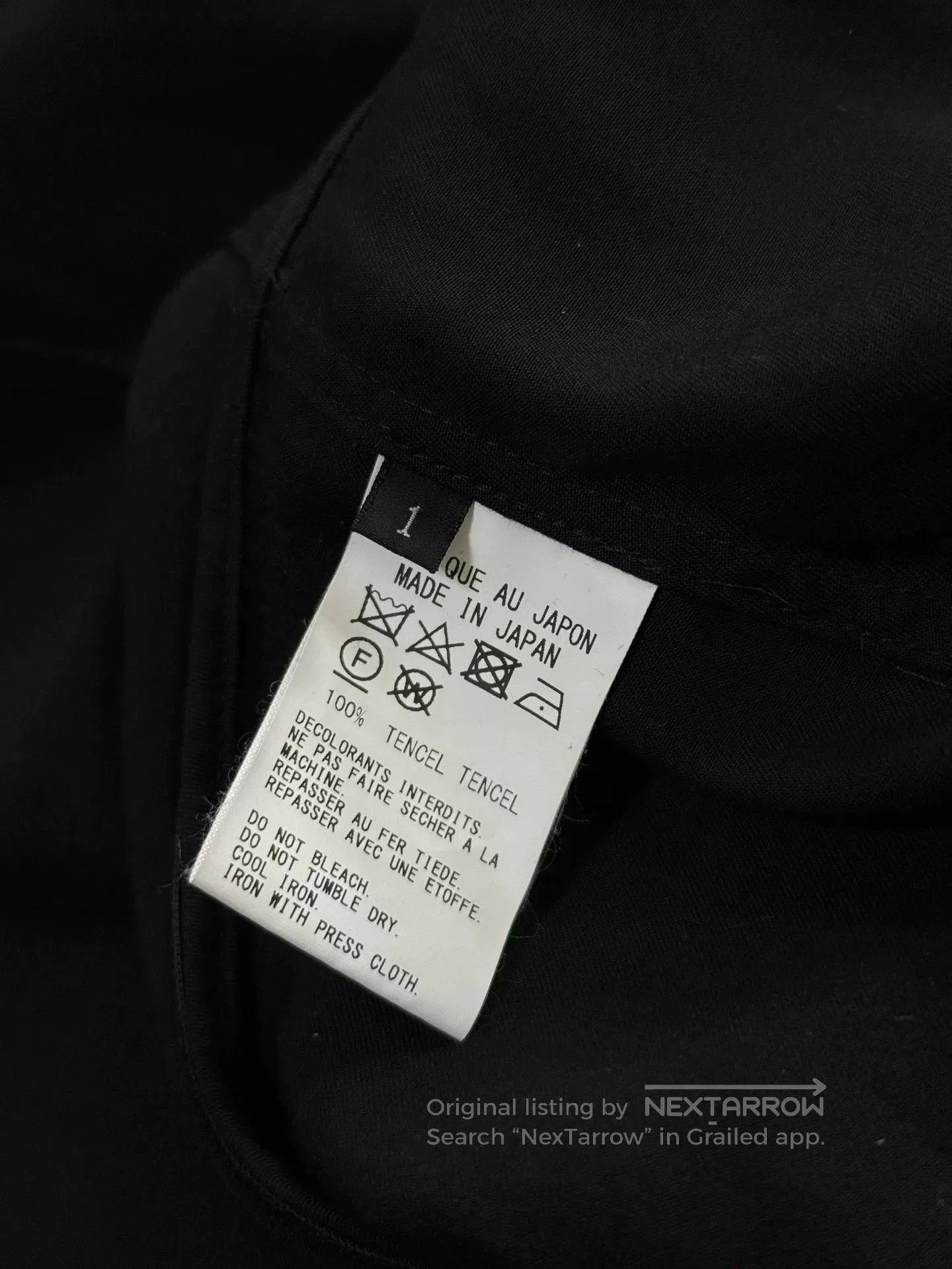 Yohji Yamamoto Yohji Yamamoto Ground Y Layered Zip Shirt. Size US S / EU 44-46 / 1 - 7 Thumbnail