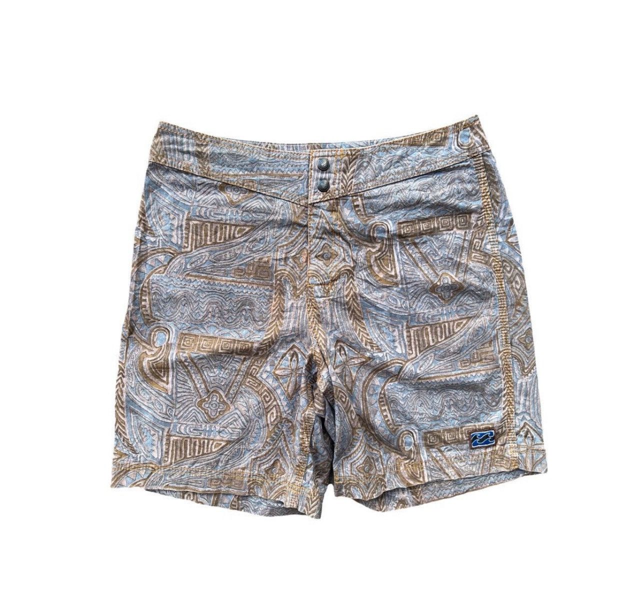 Billabong Vintage 90s Billabong Short Board Pants Rare Design Size US 32 / EU 48 - 1 Thumbnail