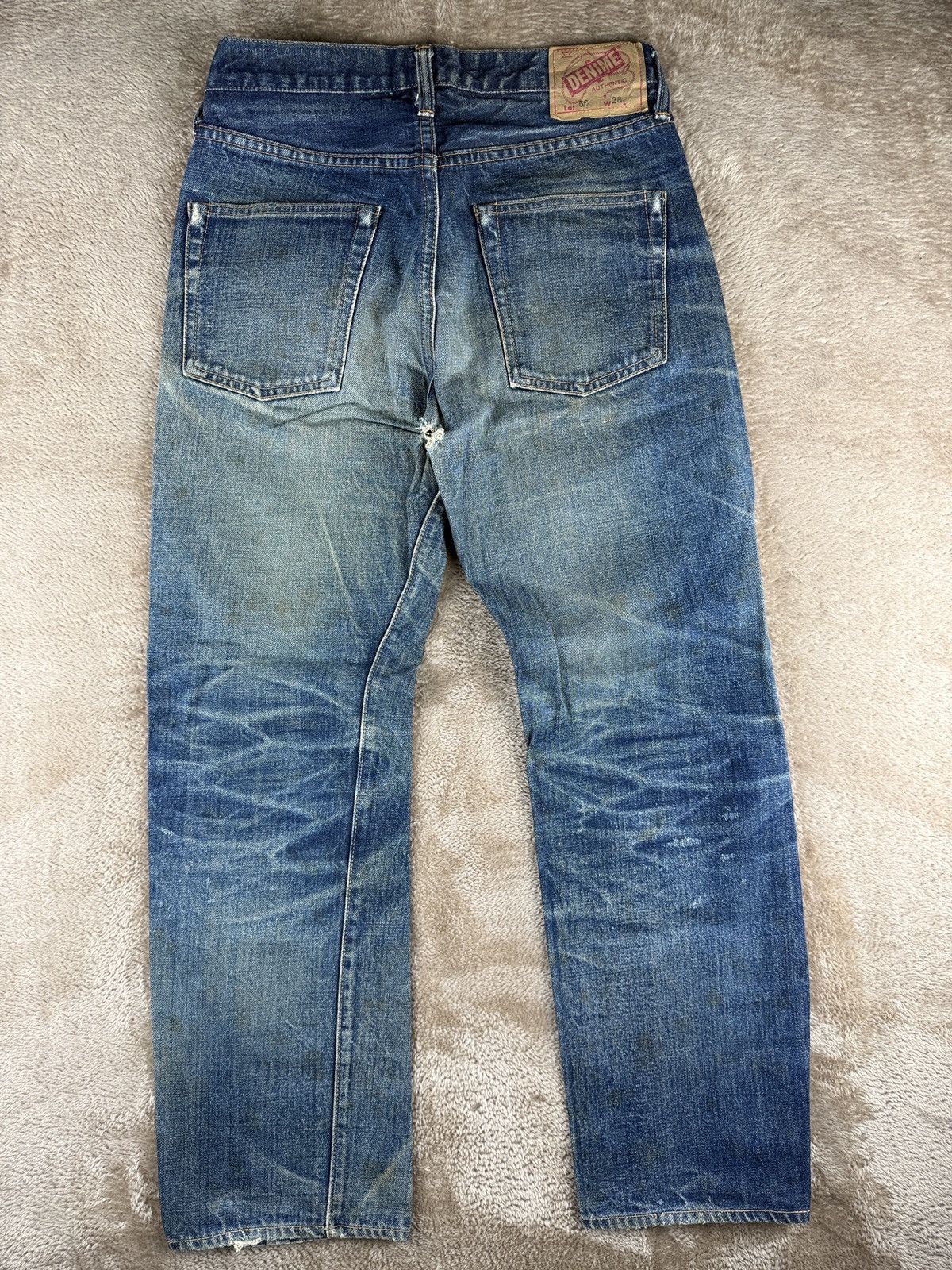 Denime Vtg Denime Lot66 jeans Selvedge Japan Made Grunge Style Size US 29 - 3 Thumbnail