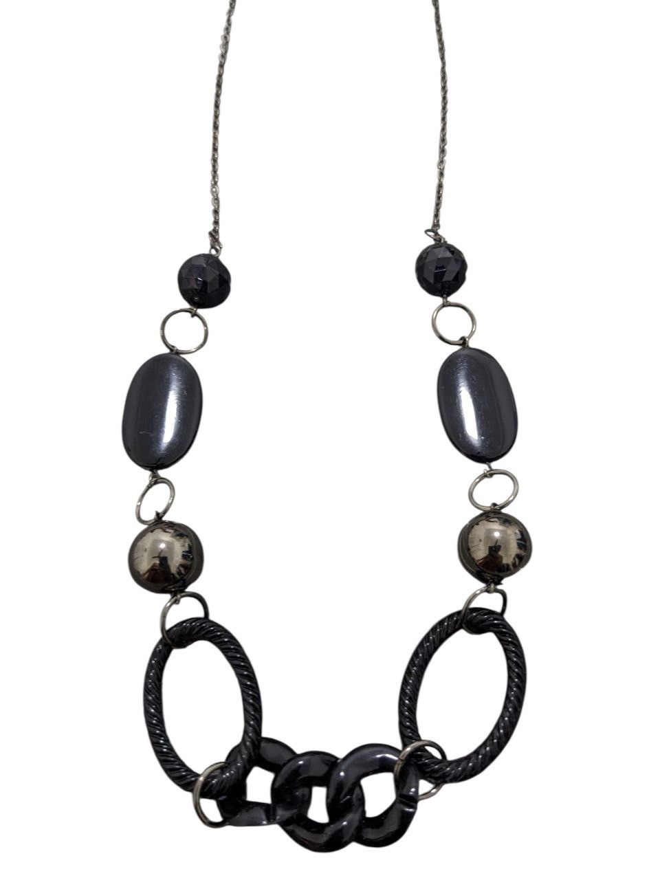 Native DIOVANNI “MONOCHROME SILVER HEART DESIRE” NECKLACE Size ONE SIZE - 3 Thumbnail