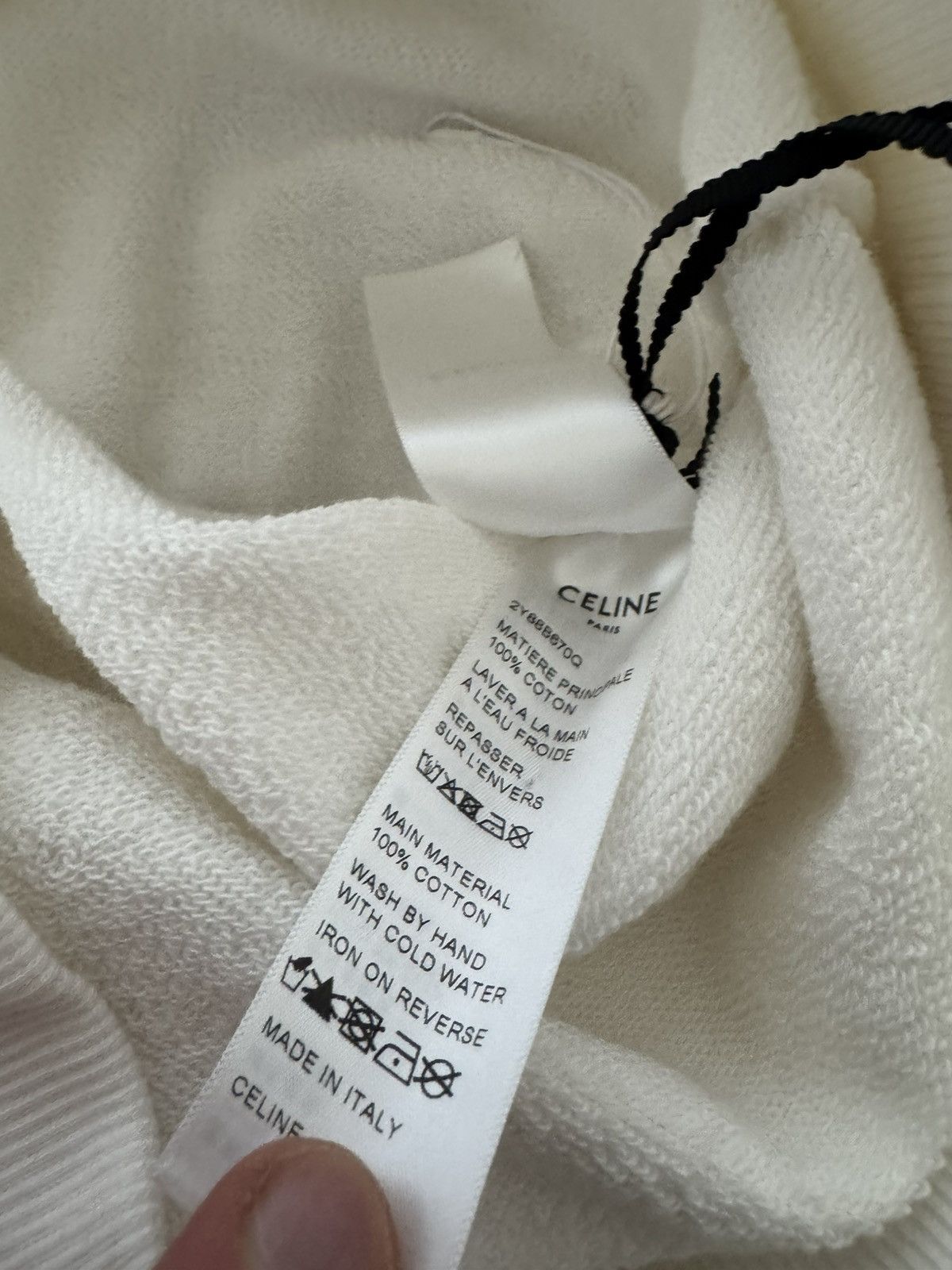 Celine Celine Rhinestone Hoodie Size US M / EU 48-50 / 2 - 8 Thumbnail
