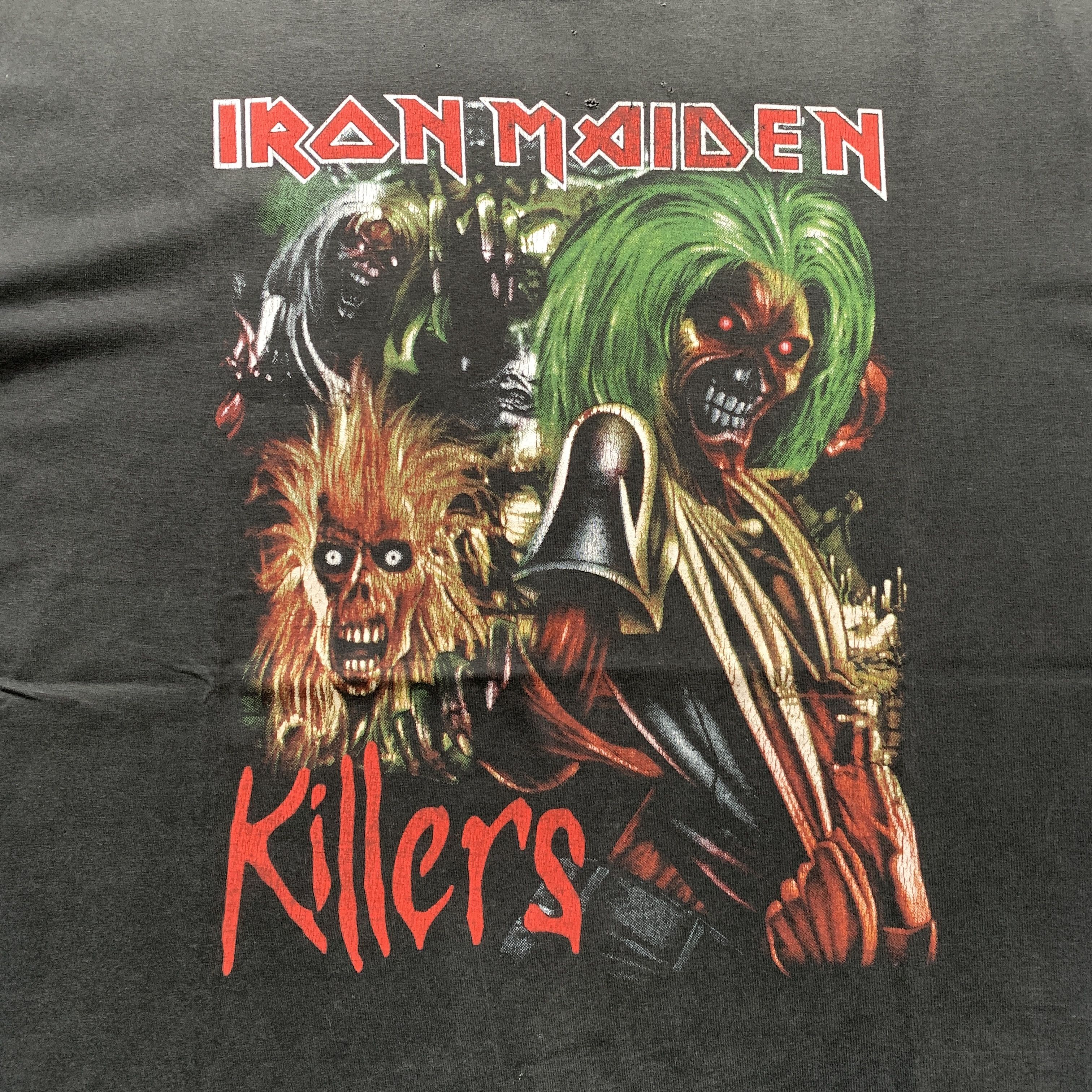 Band Tees Thrashed Iron Maiden Killer Band Tees Size US M / EU 48-50 / 2 - 3 Thumbnail