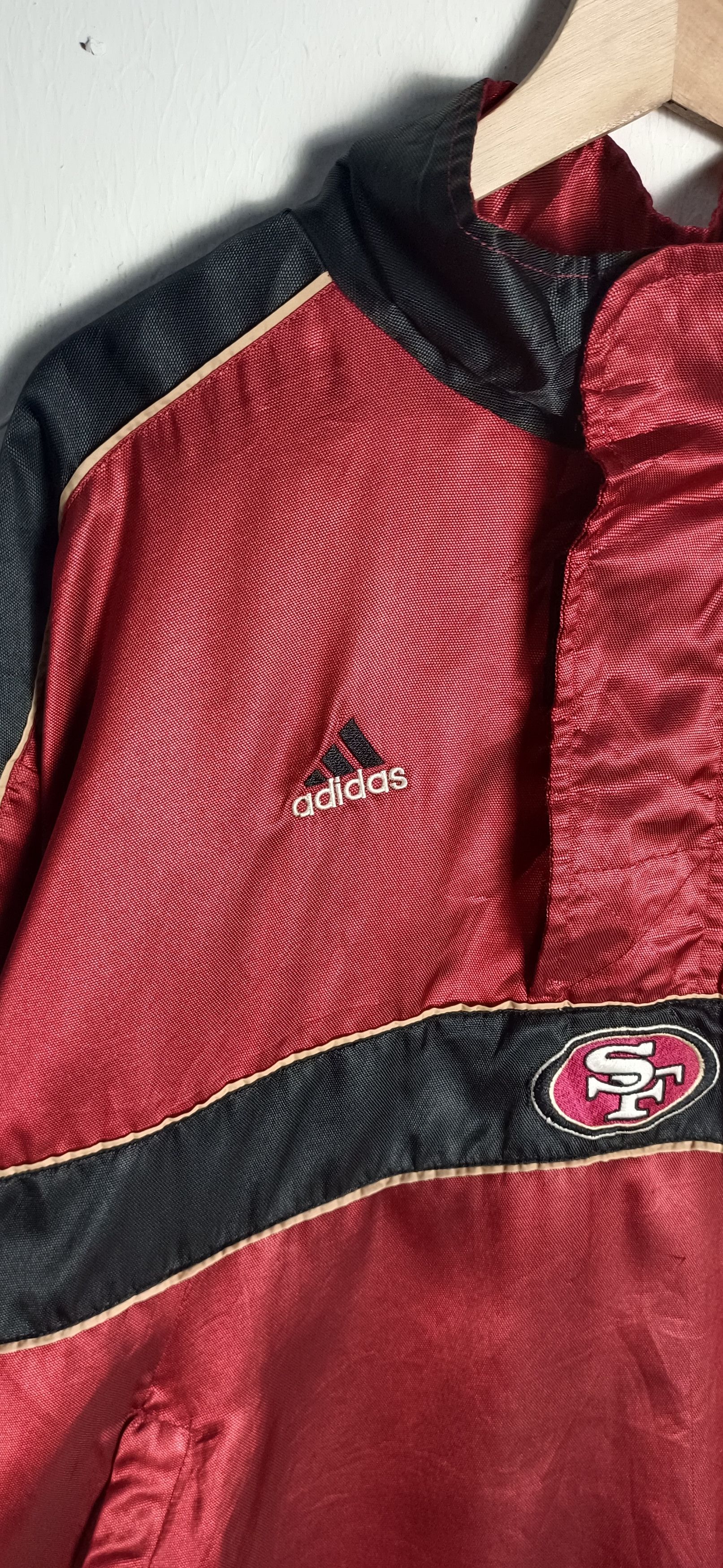 Adidas Vintage 90s💥 Adidas San Francisco NFL Size US XL / EU 56 / 4 - 3 Thumbnail