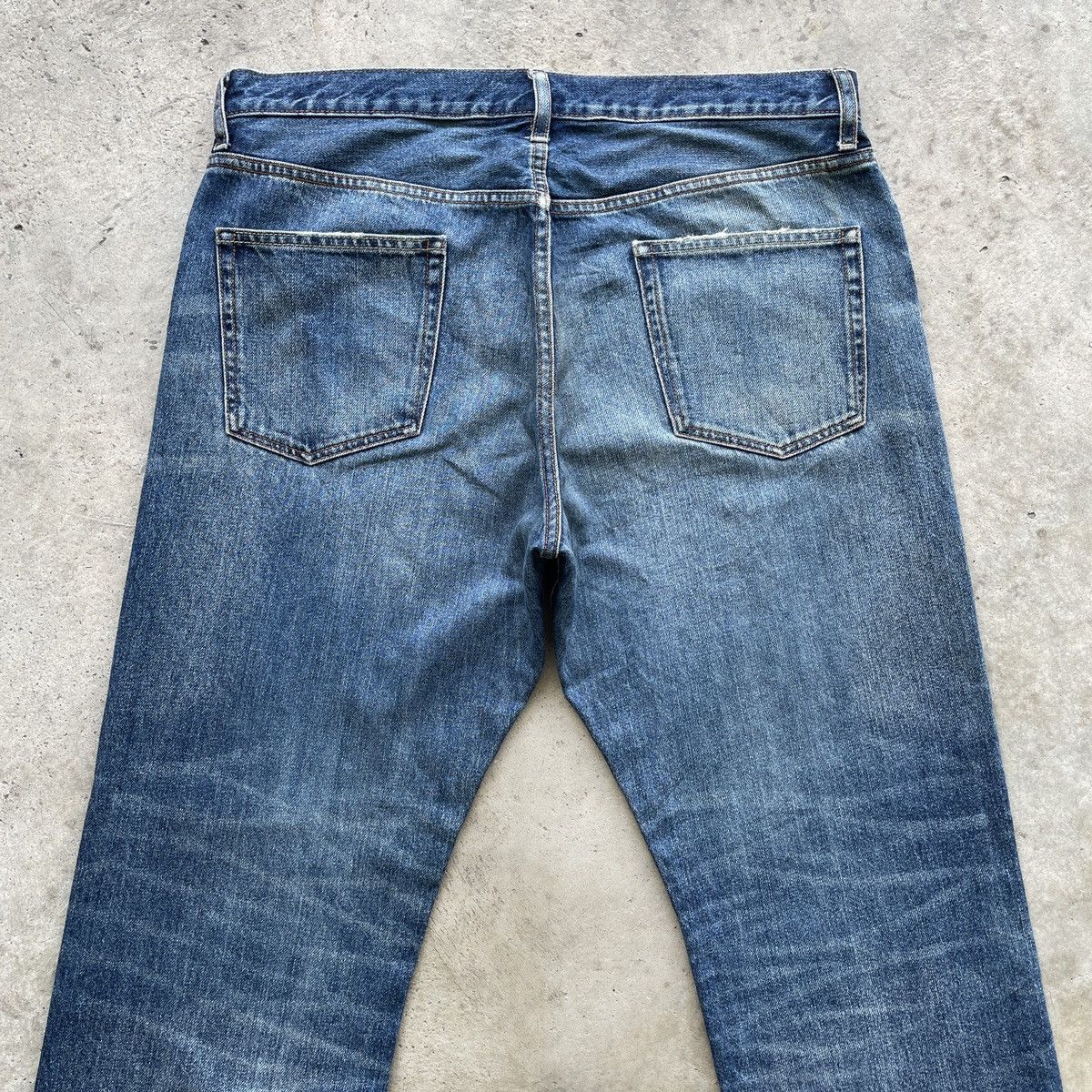 Japanese Brand × Jean × Vintage Japanese Brand Gu Faded Denim Jeans Pants W36x32 Size US 36 / EU 52 - 9 Thumbnail