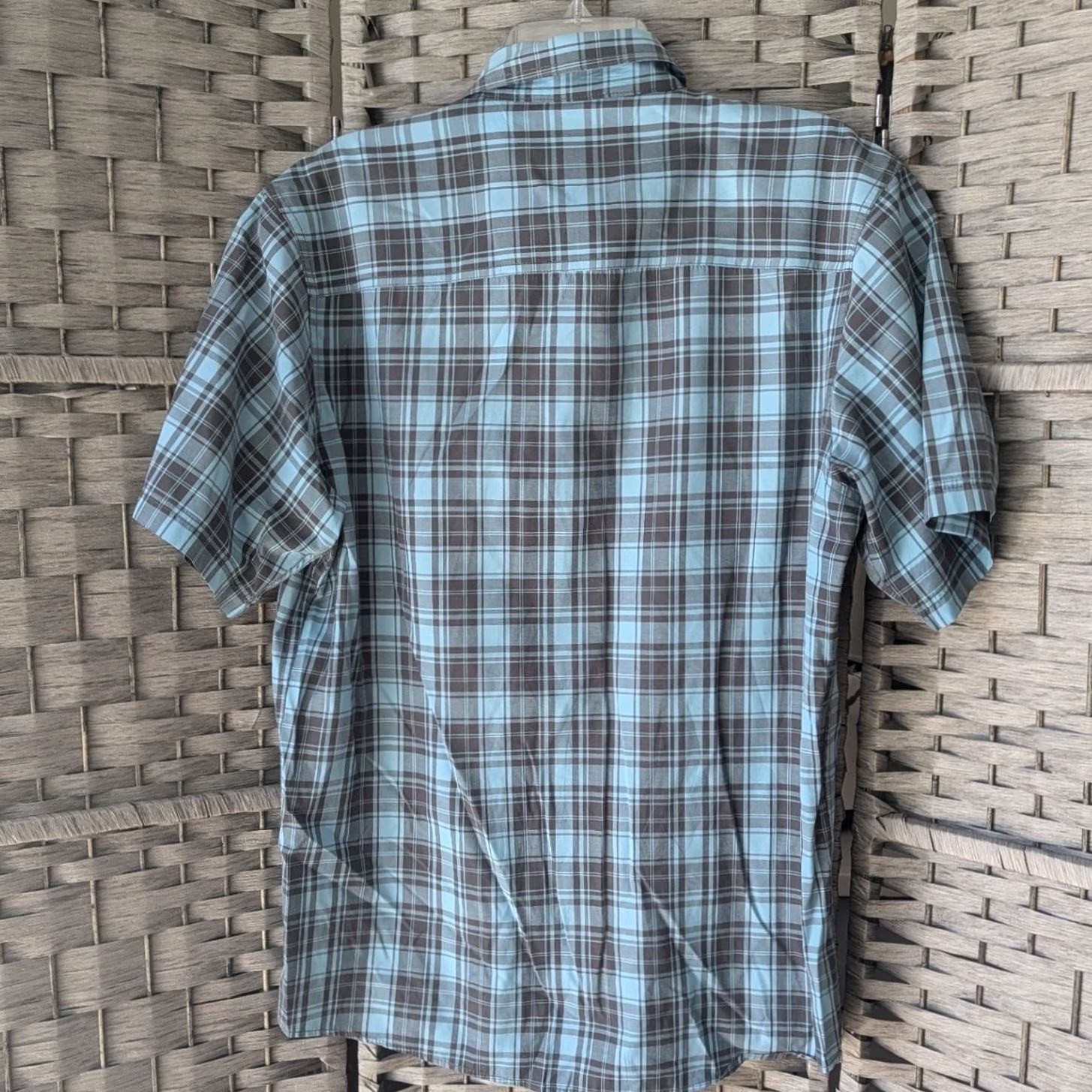 Vintage G.H. Bass Explorer Button-Up Shirt Blue Plaid Short Sleeve Mens M Outdoors Size US M / EU 48-50 / 2 - 3 Thumbnail