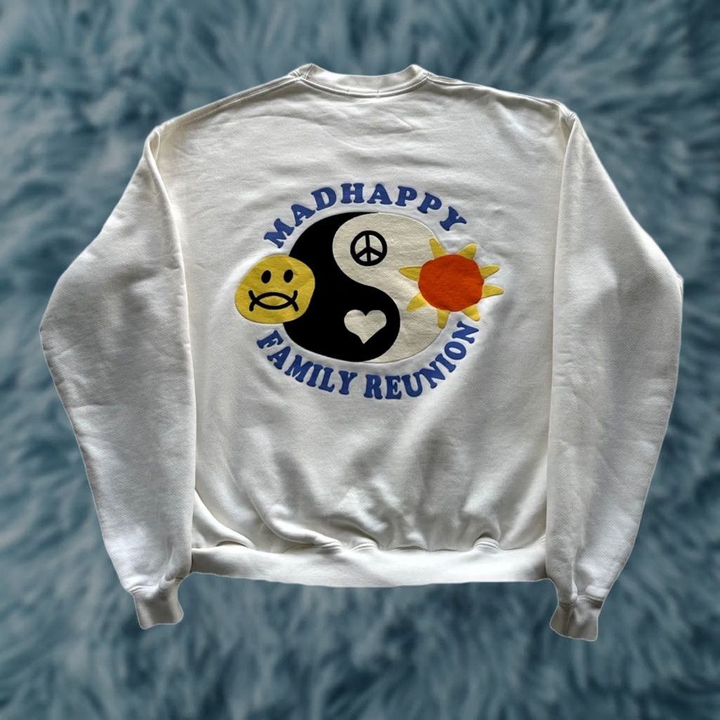 Madhappy Madhappy Sweatshirt Pullover Regular Size S White Relaxed Fit Women's Activewear RARE Size S / US 4 / IT 40 - 1 Thumbnail