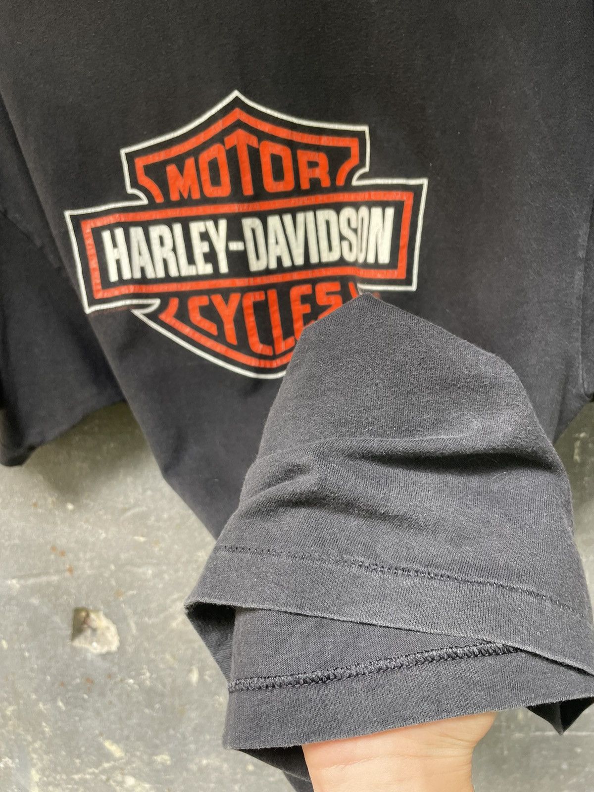 Harley Davidson × Vintage 1994 Harley Davidson Eagle T-Shirt Vintage Faded Size US L / EU 52-54 / 3 - 14 Thumbnail