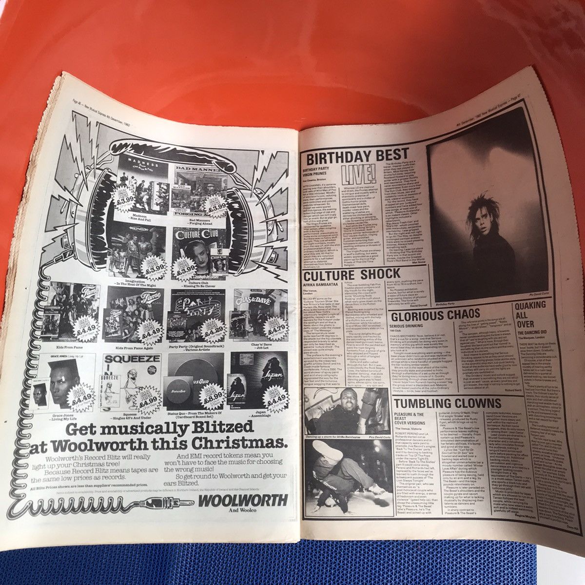 Hysteric Glamour × Vintage Vintage NME Magazine - NME (UK) Dec 4th 1982 Simple Minds Size ONE SIZE - 10 Thumbnail